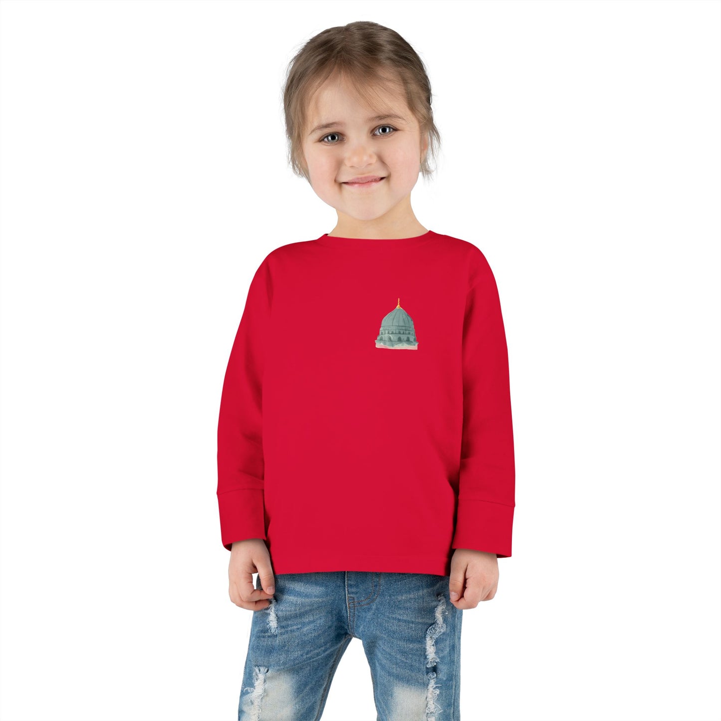 Madina Dome Toddler Long Sleeve Tee with Dome Design