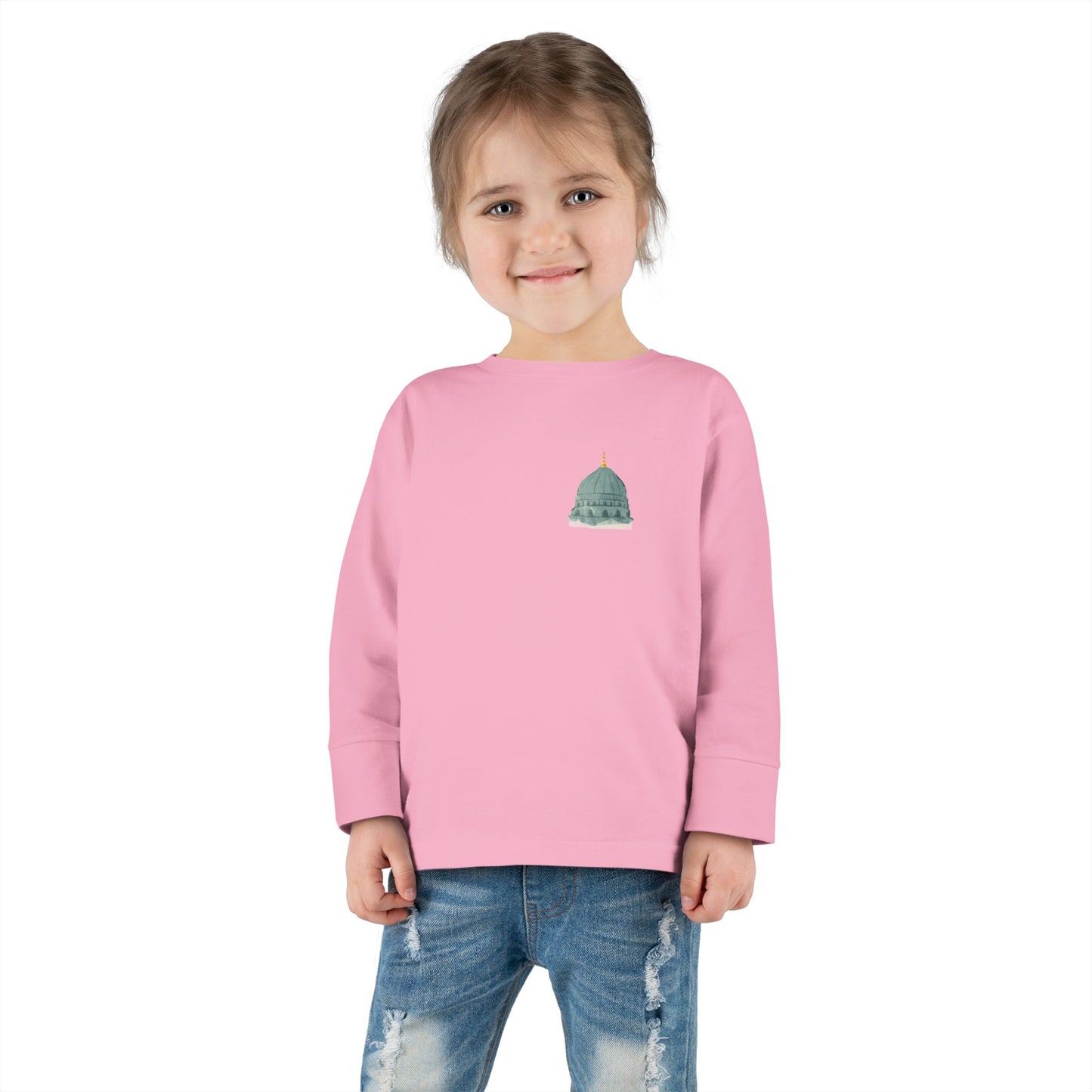 Madina Dome Toddler Long Sleeve Tee with Dome Design
