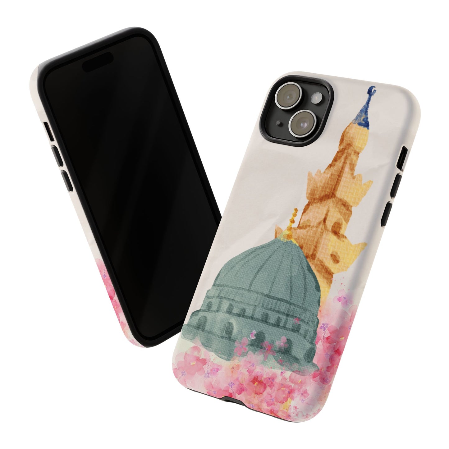 Watercolor Mosque Phone Case - Tough Cases for Creative Souls