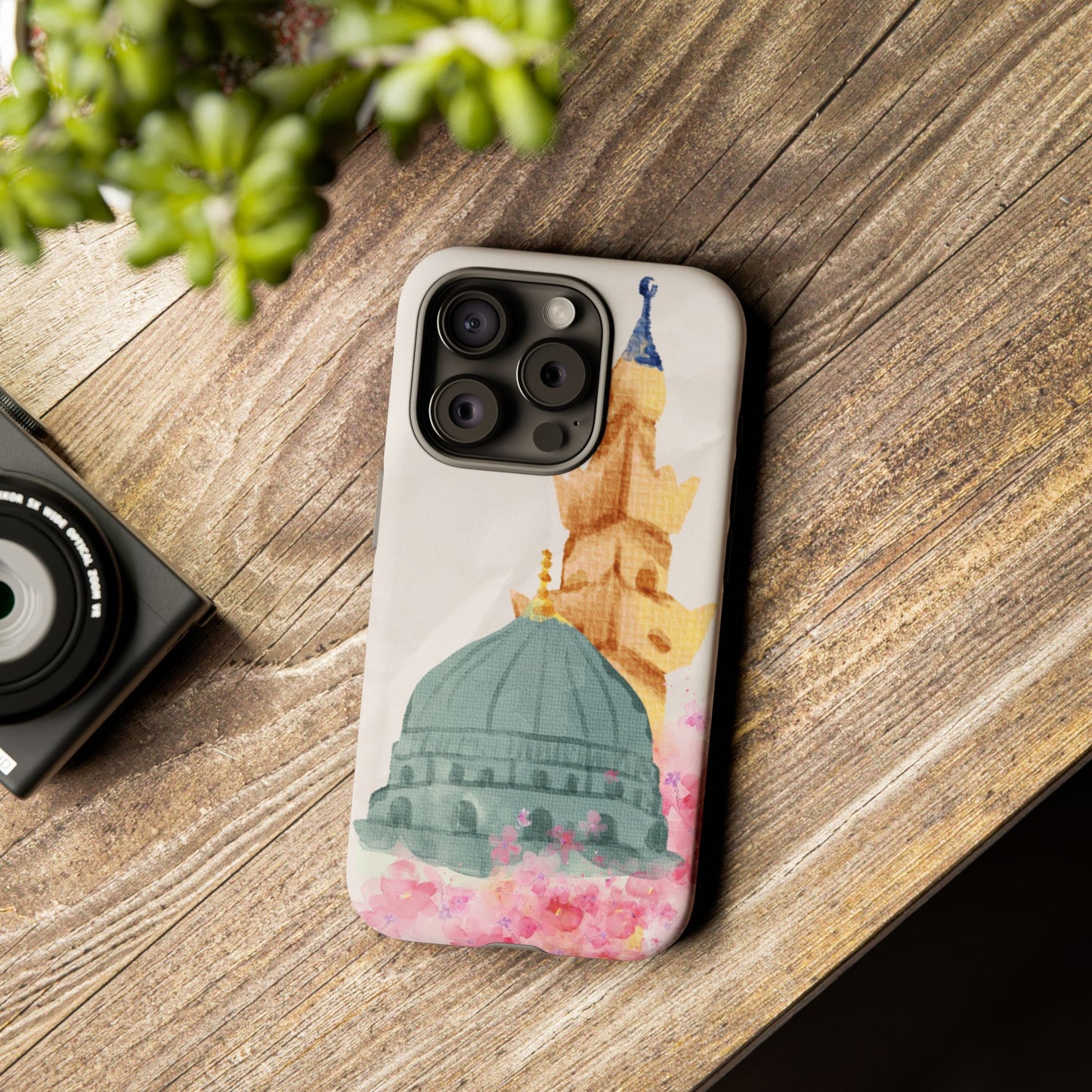 Watercolor Mosque Phone Case - Tough Cases for Creative Souls