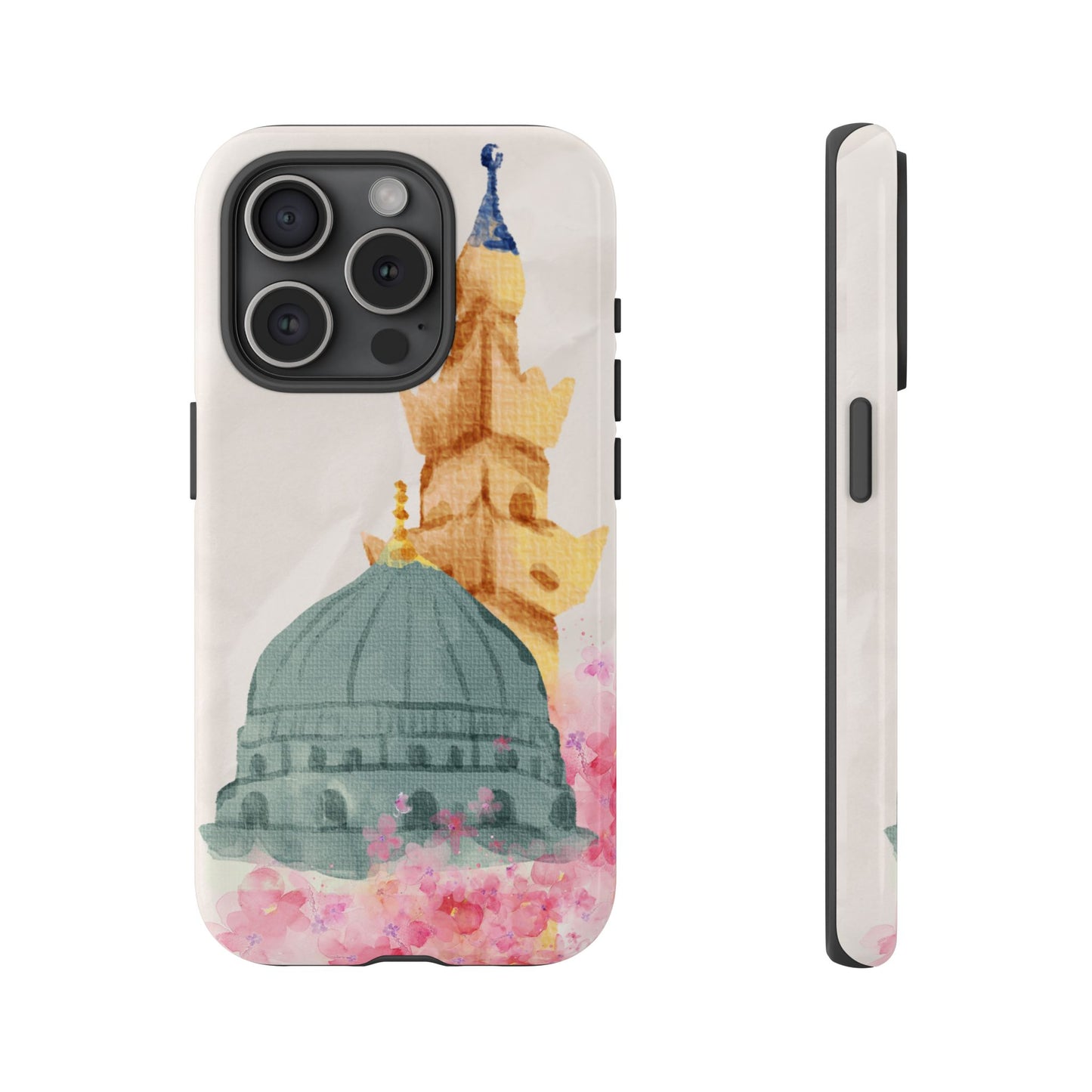 Watercolor Mosque Phone Case - Tough Cases for Creative Souls