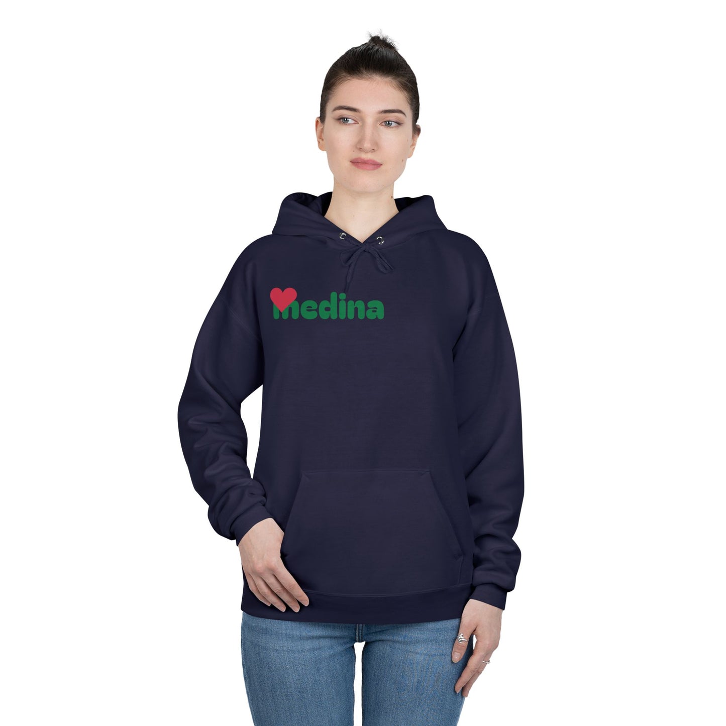 Love Medina Eco-Friendly Hoodie - Unisex Pullover Sweatshirt
