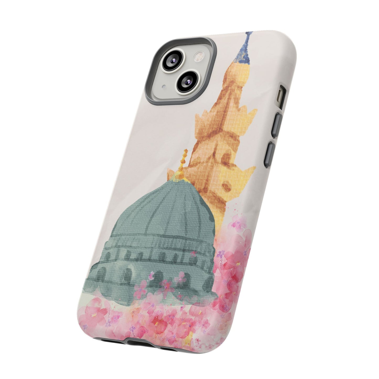 Watercolor Mosque Phone Case - Tough Cases for Creative Souls