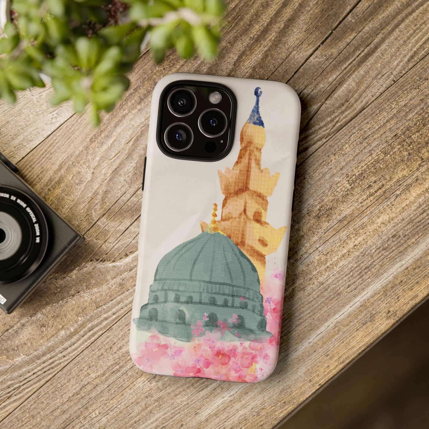 Watercolor Mosque Phone Case - Tough Cases for Creative Souls