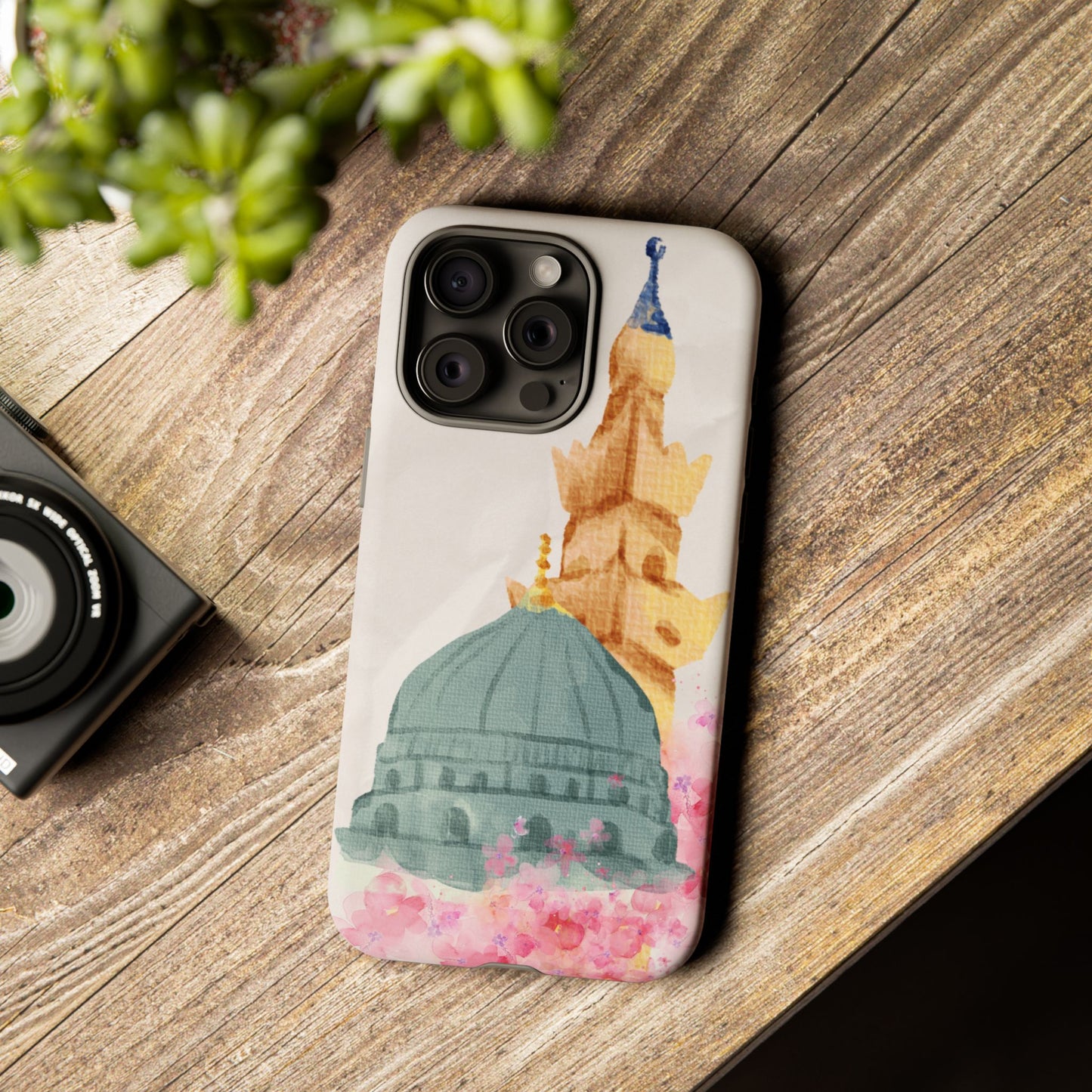Watercolor Mosque Phone Case - Tough Cases for Creative Souls