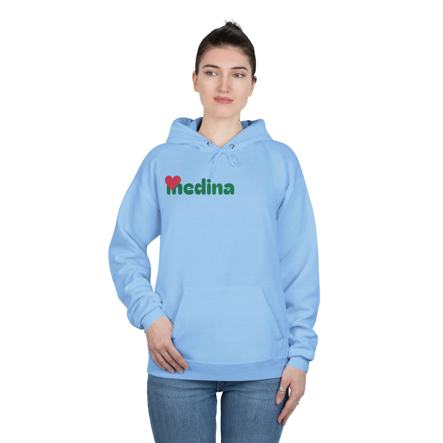 Love Medina Eco-Friendly Hoodie - Unisex Pullover Sweatshirt