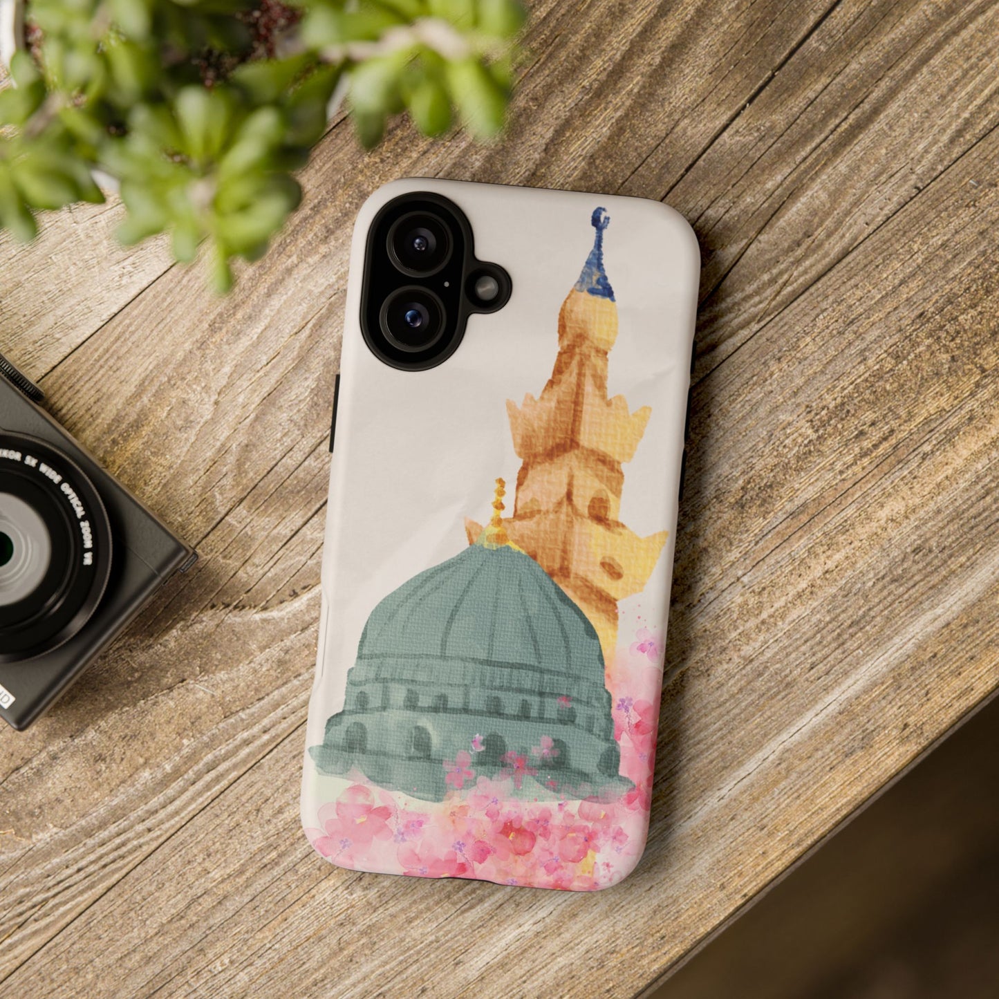 Watercolor Mosque Phone Case - Tough Cases for Creative Souls