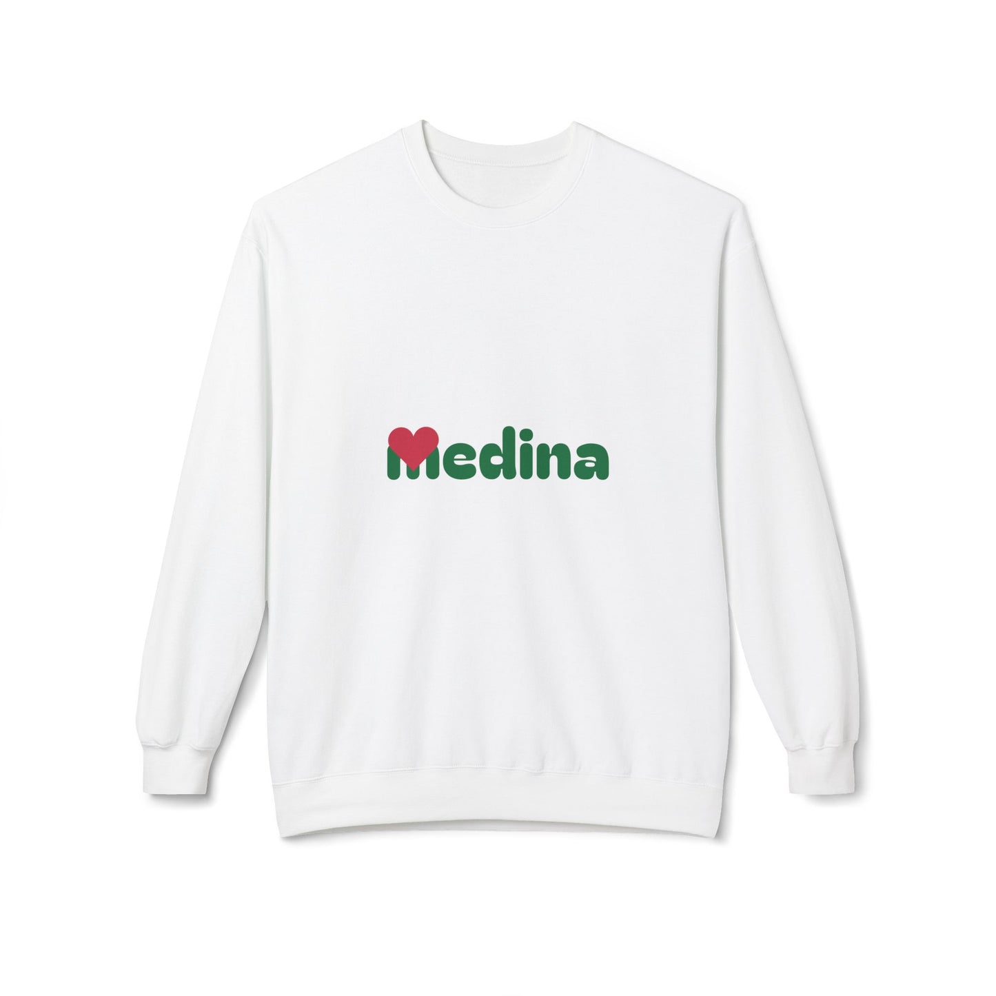 Medina Fleece Crewneck Sweatshirt - Cozy Unisex Style for Any Occasion