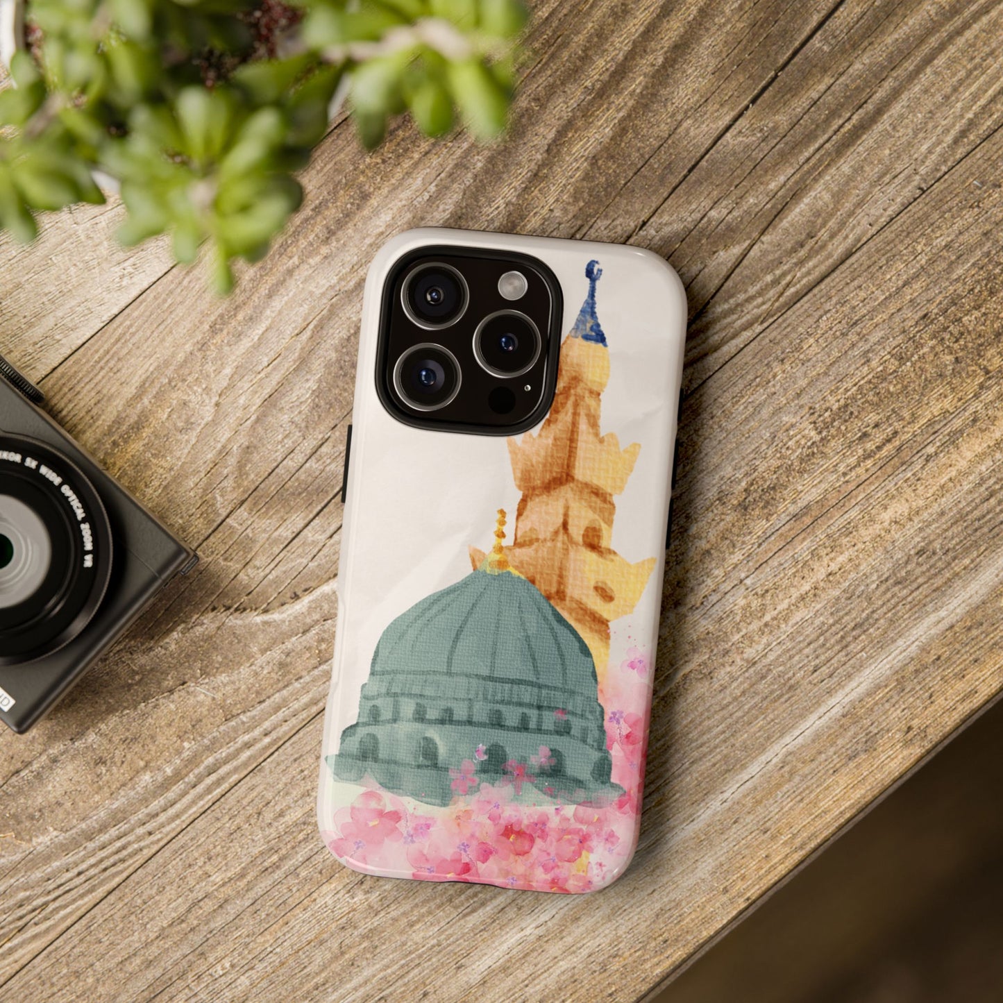Watercolor Mosque Phone Case - Tough Cases for Creative Souls