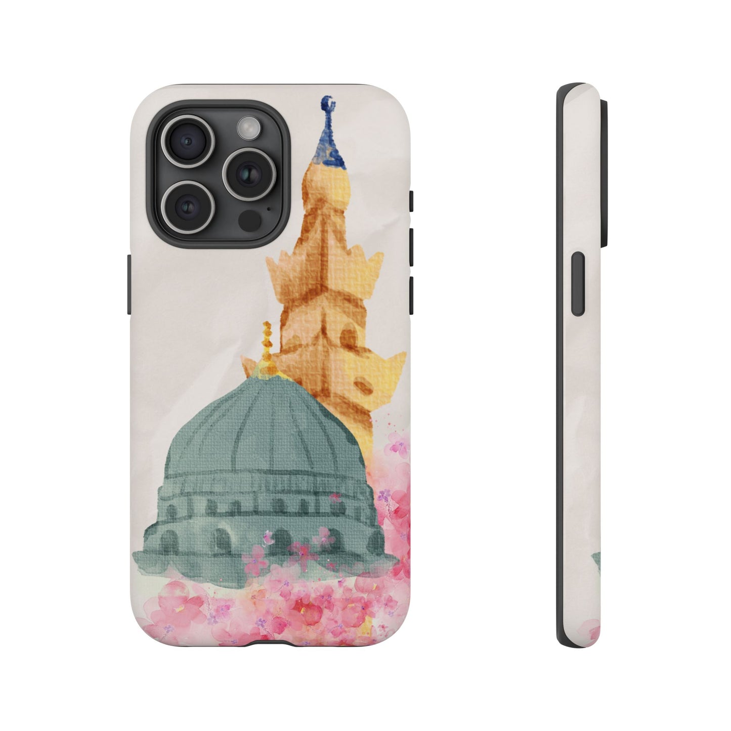 Watercolor Mosque Phone Case - Tough Cases for Creative Souls