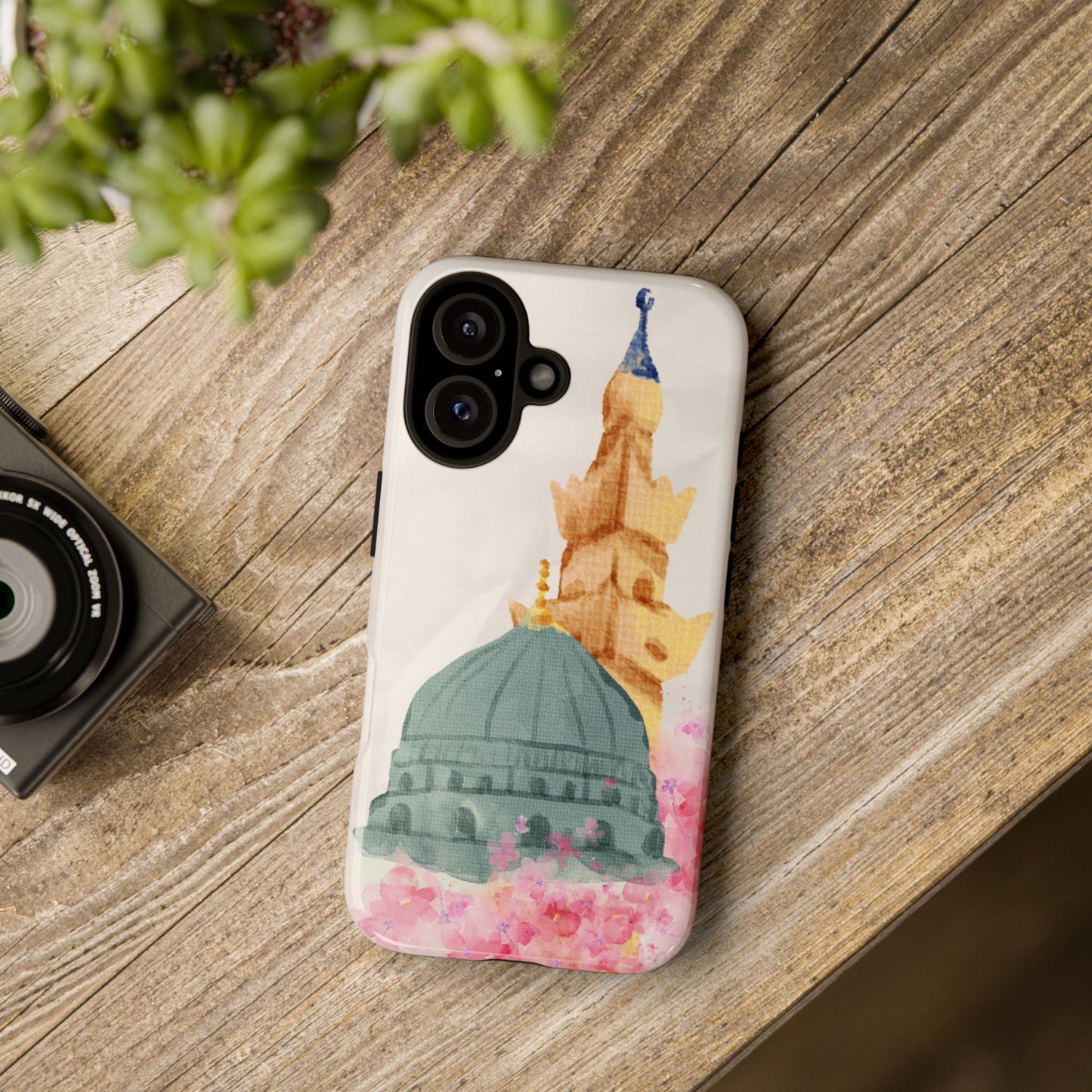 Watercolor Mosque Phone Case - Tough Cases for Creative Souls