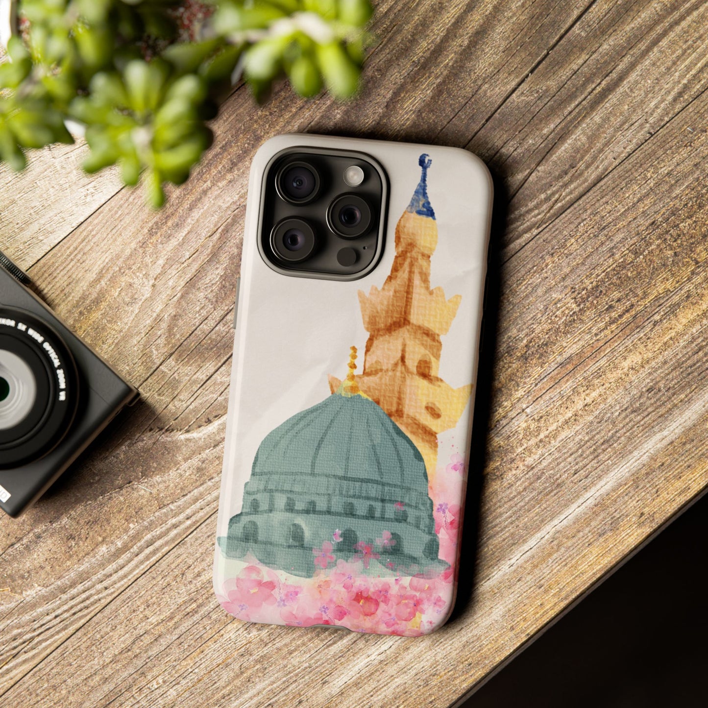 Watercolor Mosque Phone Case - Tough Cases for Creative Souls