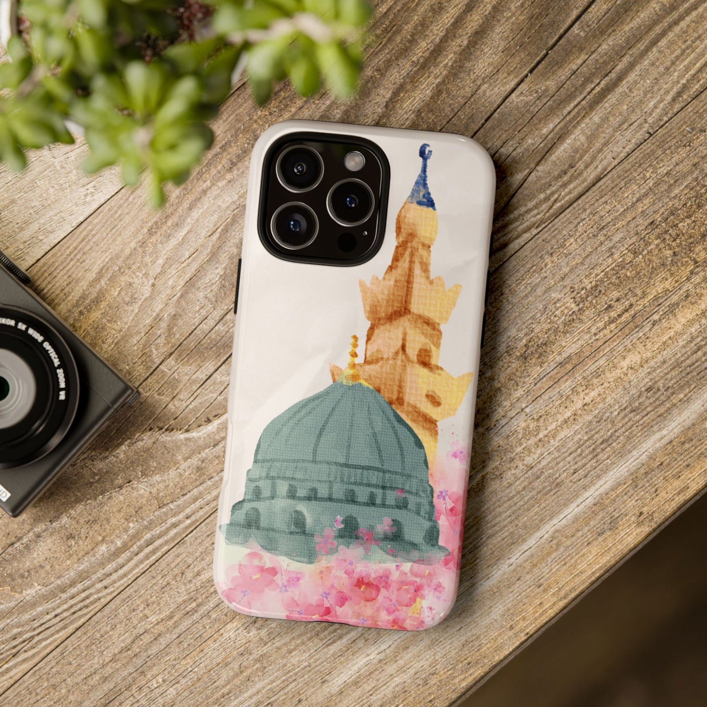 Watercolor Mosque Phone Case - Tough Cases for Creative Souls
