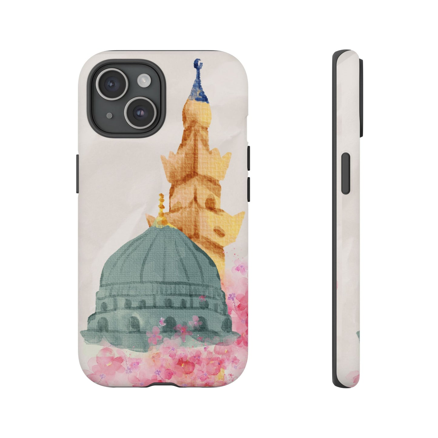 Watercolor Mosque Phone Case - Tough Cases for Creative Souls