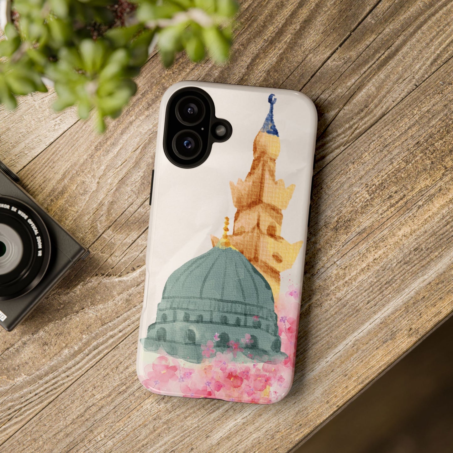 Watercolor Mosque Phone Case - Tough Cases for Creative Souls