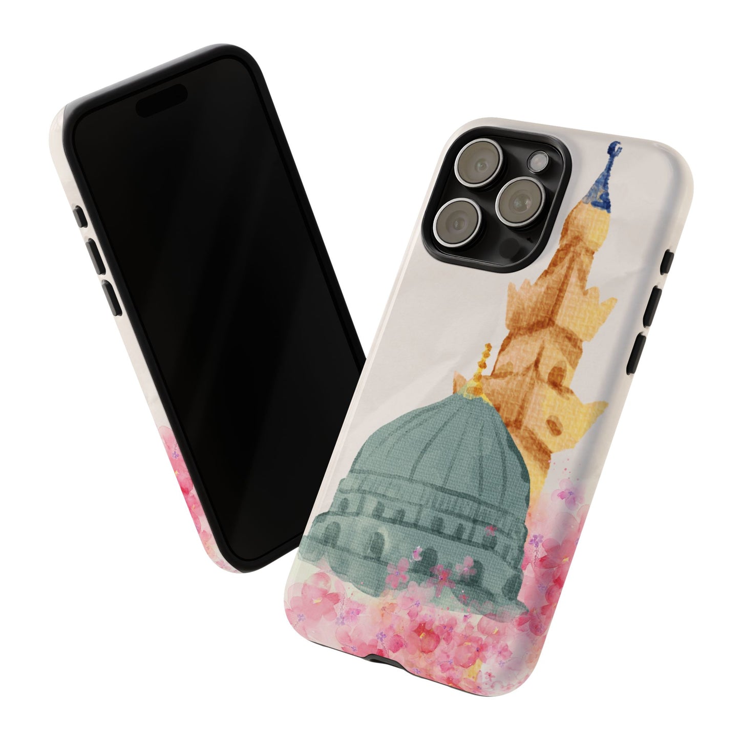 Watercolor Mosque Phone Case - Tough Cases for Creative Souls