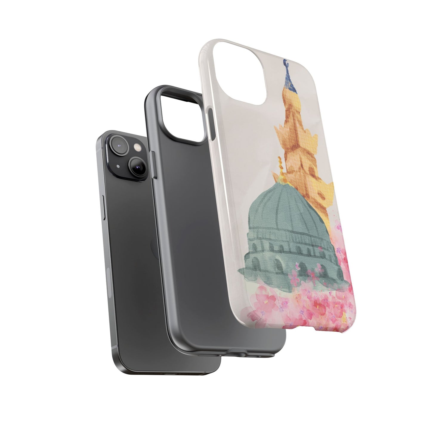 Watercolor Mosque Phone Case - Tough Cases for Creative Souls