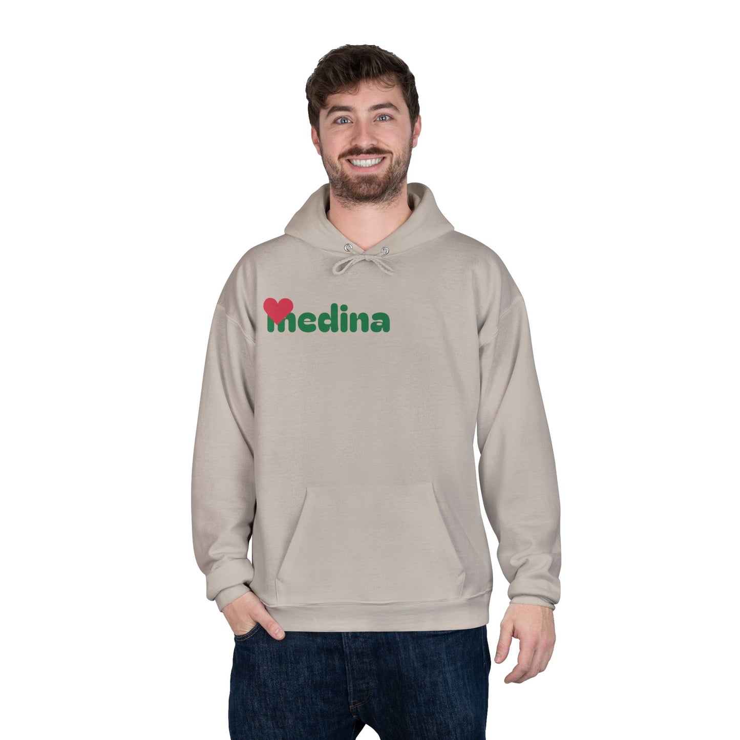 Love Medina Eco-Friendly Hoodie - Unisex Pullover Sweatshirt