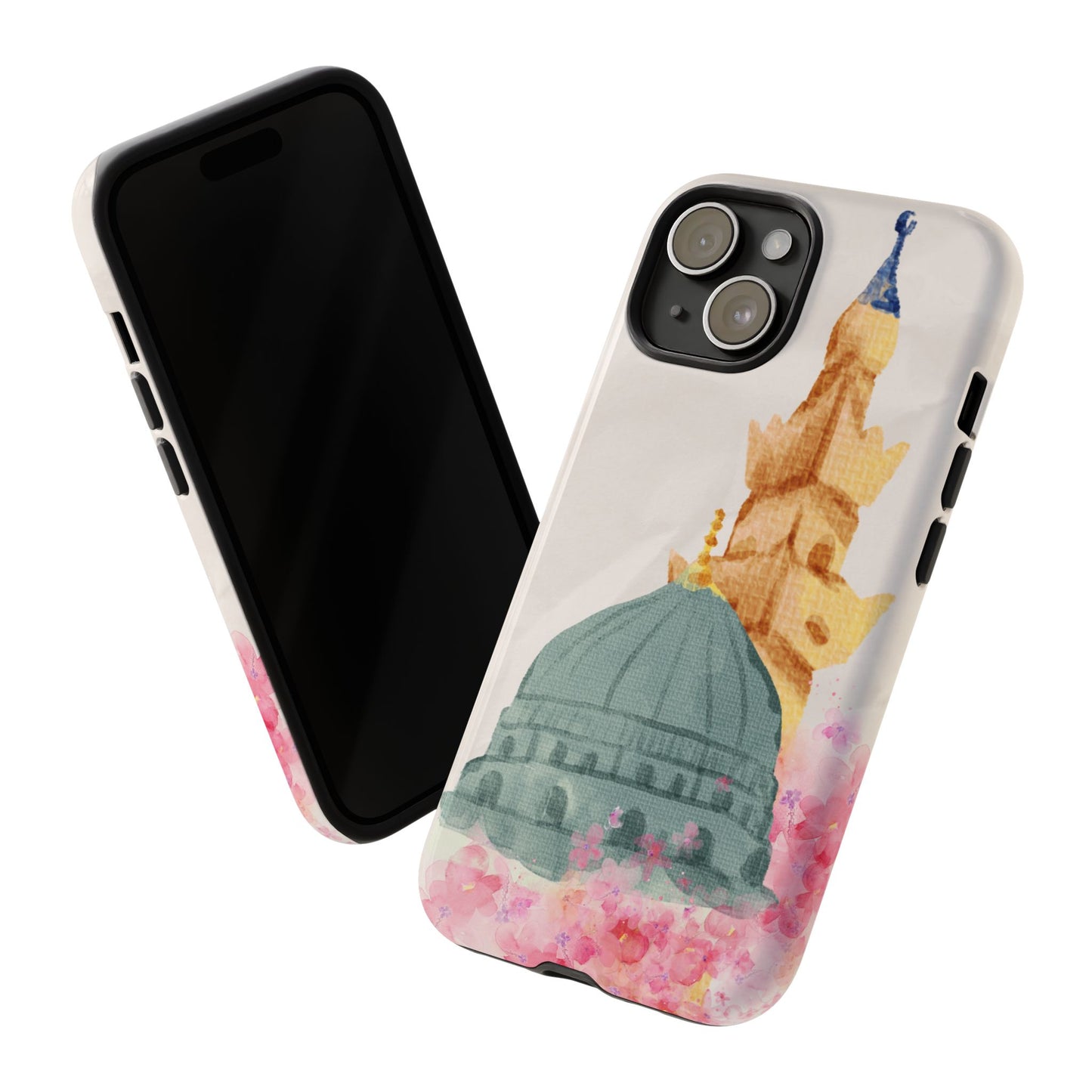 Watercolor Mosque Phone Case - Tough Cases for Creative Souls