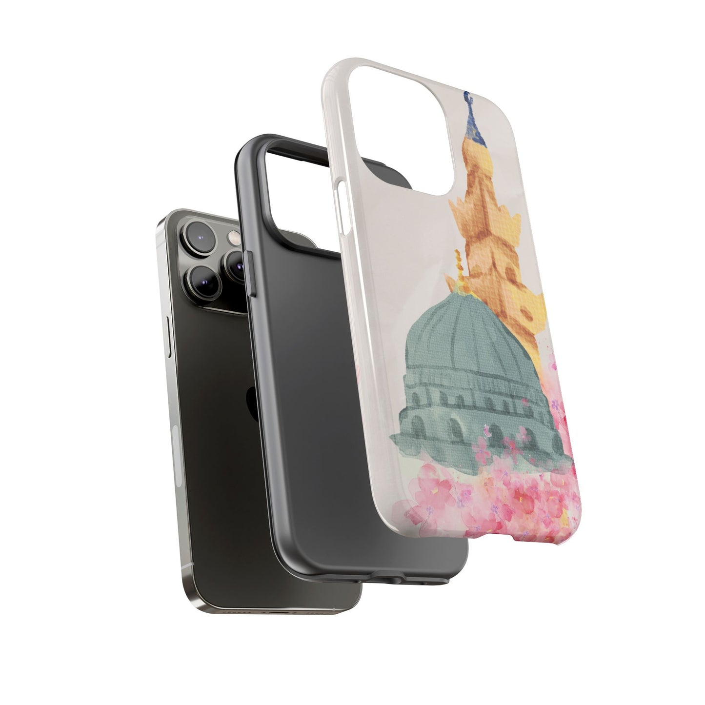 Watercolor Mosque Phone Case - Tough Cases for Creative Souls