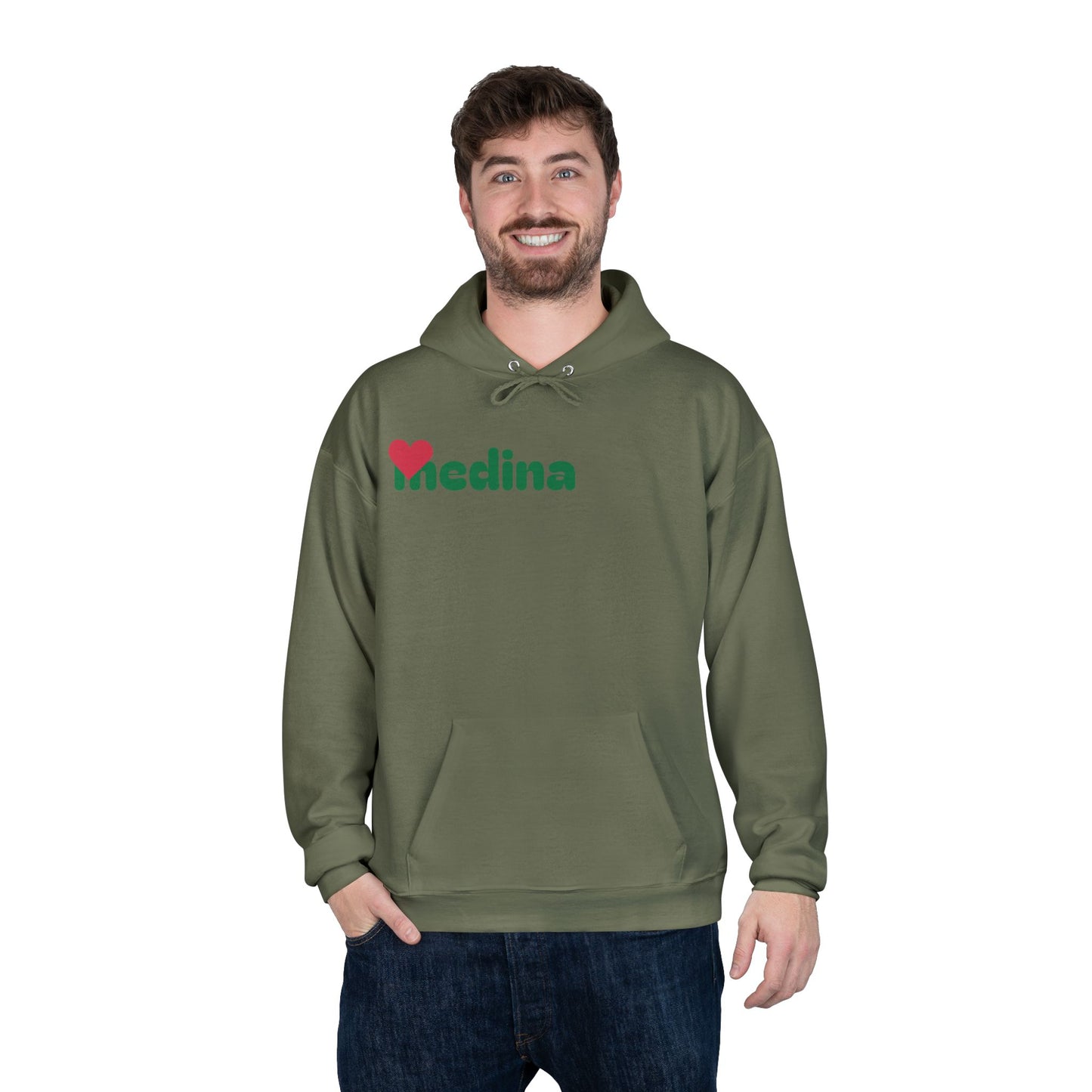 Love Medina Eco-Friendly Hoodie - Unisex Pullover Sweatshirt