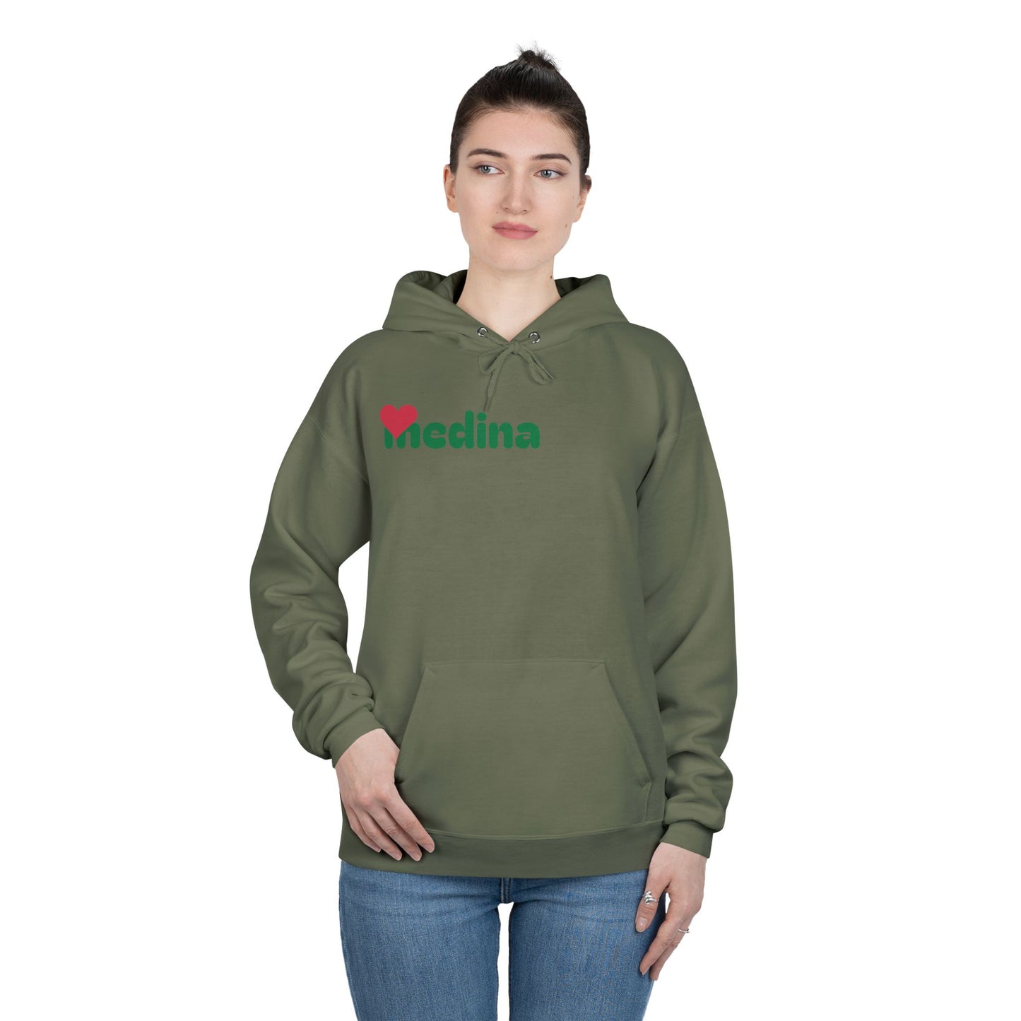 Love Medina Eco-Friendly Hoodie - Unisex Pullover Sweatshirt