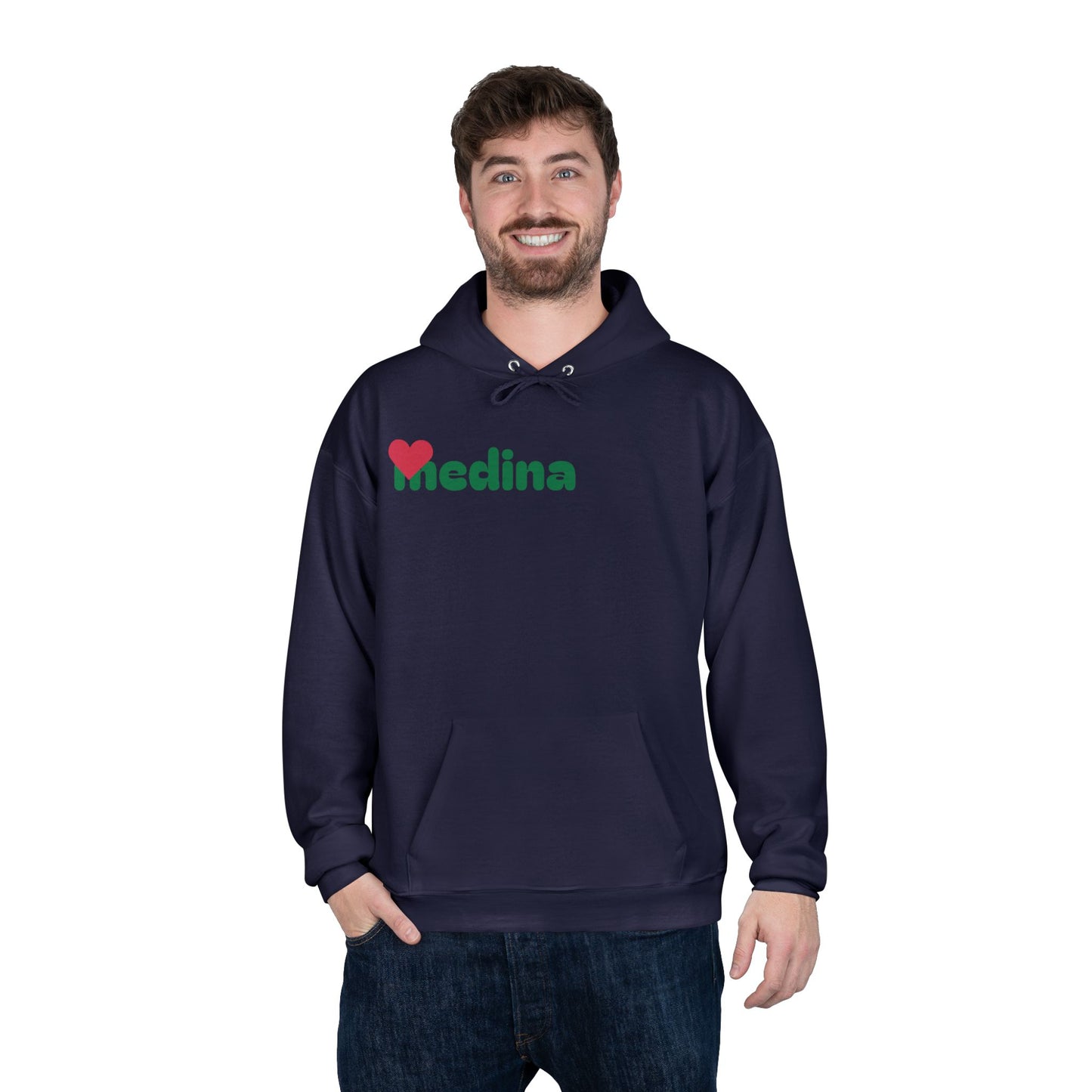 Love Medina Eco-Friendly Hoodie - Unisex Pullover Sweatshirt