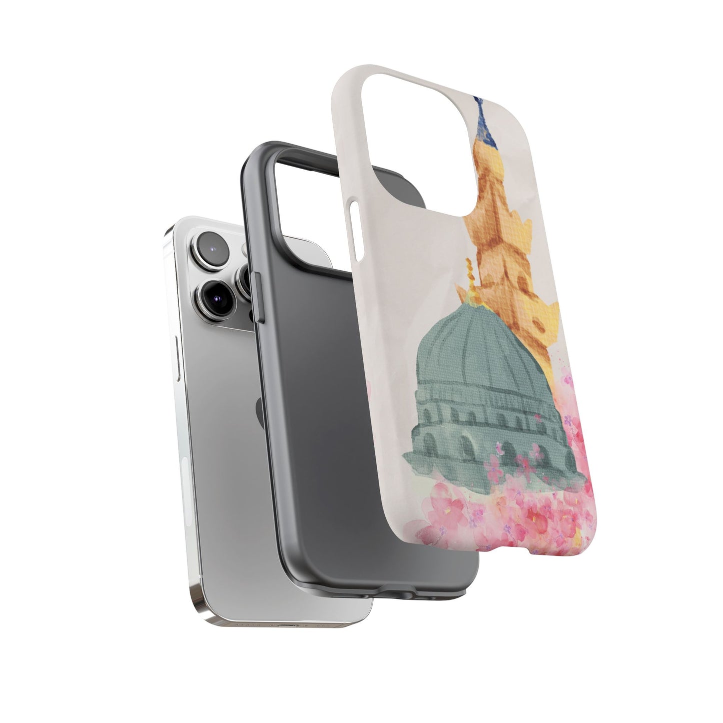 Watercolor Mosque Phone Case - Tough Cases for Creative Souls