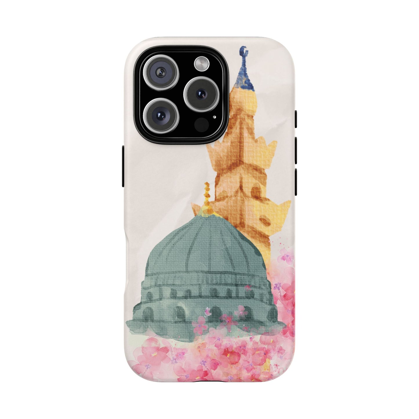 Watercolor Mosque Phone Case - Tough Cases for Creative Souls