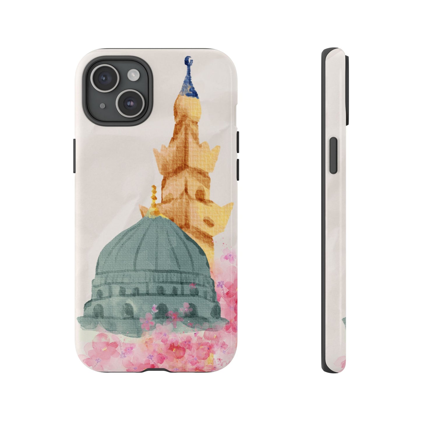 Watercolor Mosque Phone Case - Tough Cases for Creative Souls
