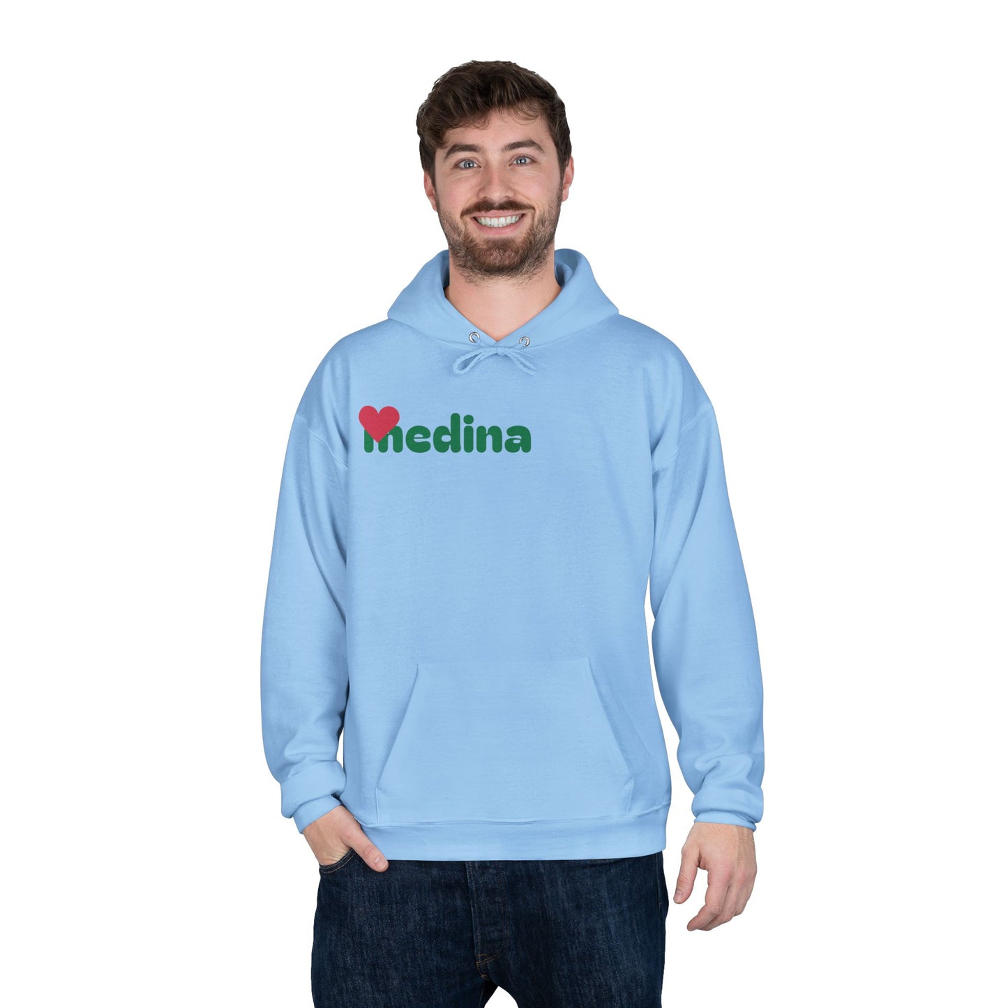 Love Medina Eco-Friendly Hoodie - Unisex Pullover Sweatshirt