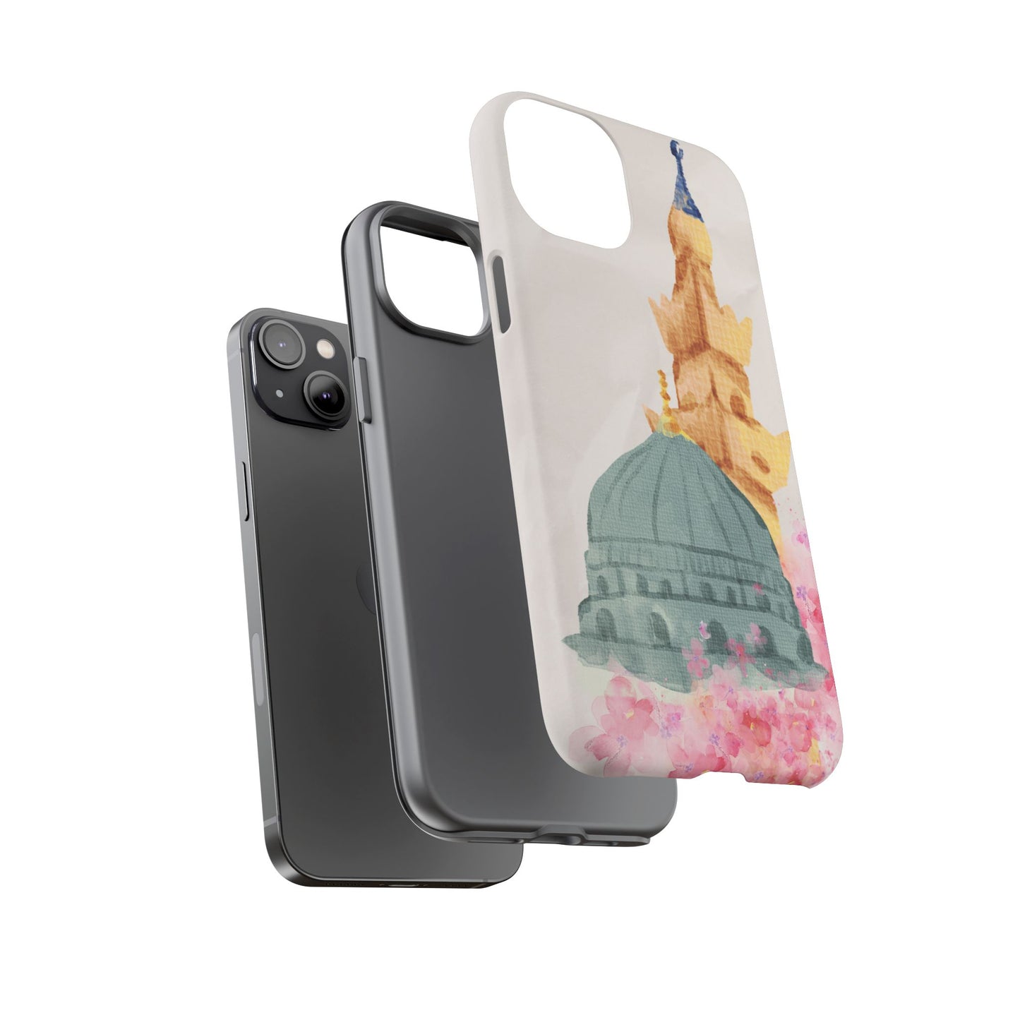 Watercolor Mosque Phone Case - Tough Cases for Creative Souls