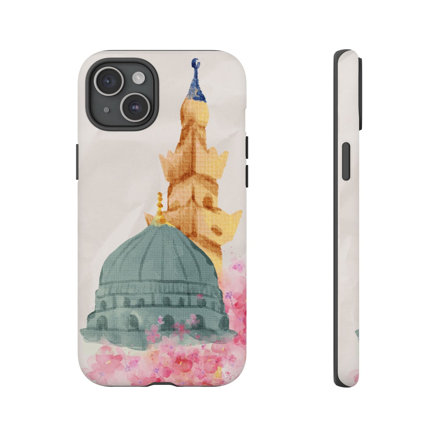 Watercolor Mosque Phone Case - Tough Cases for Creative Souls