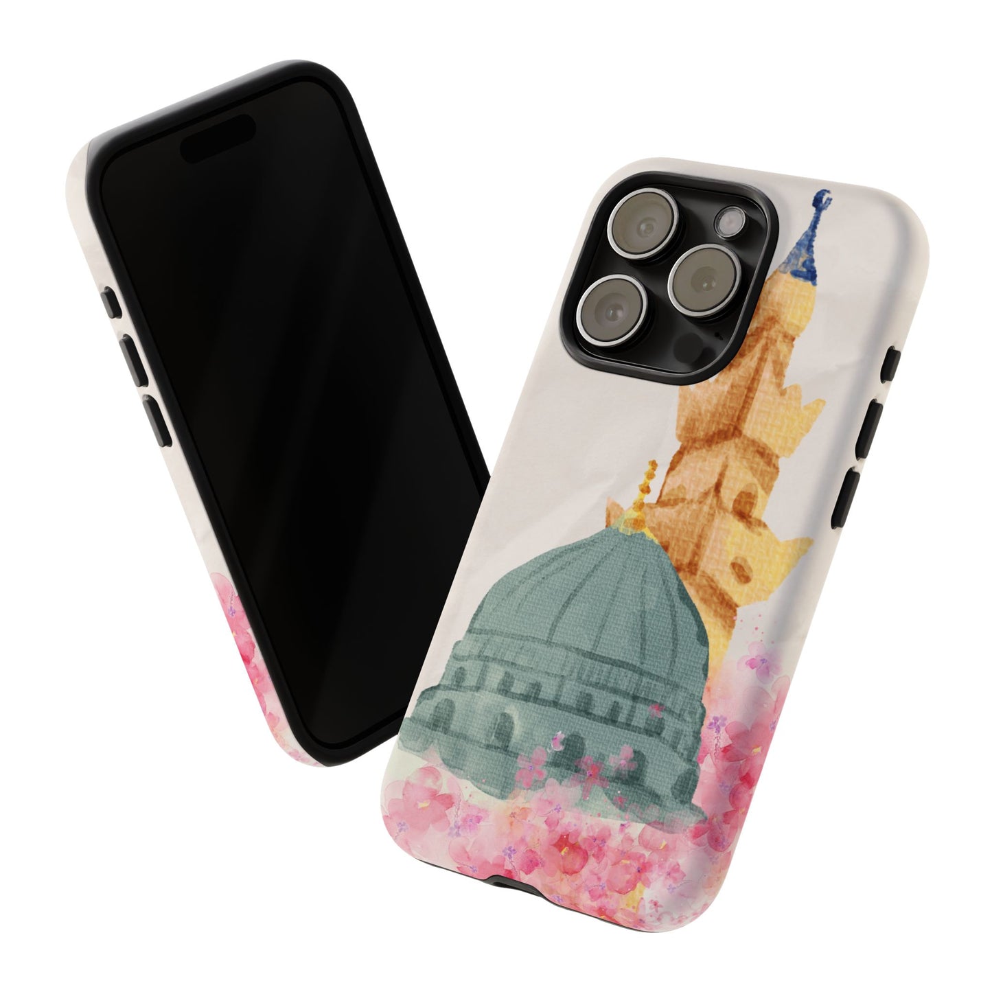 Watercolor Mosque Phone Case - Tough Cases for Creative Souls