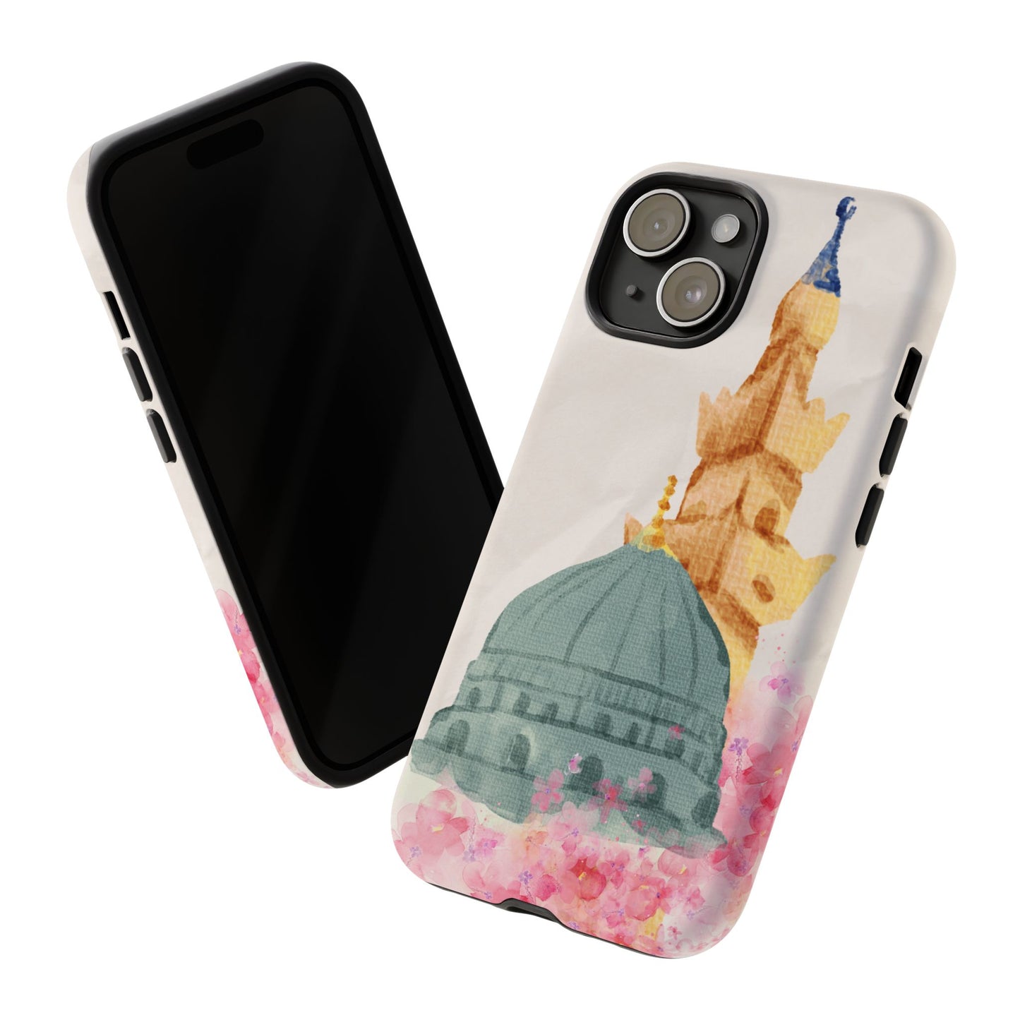 Watercolor Mosque Phone Case - Tough Cases for Creative Souls