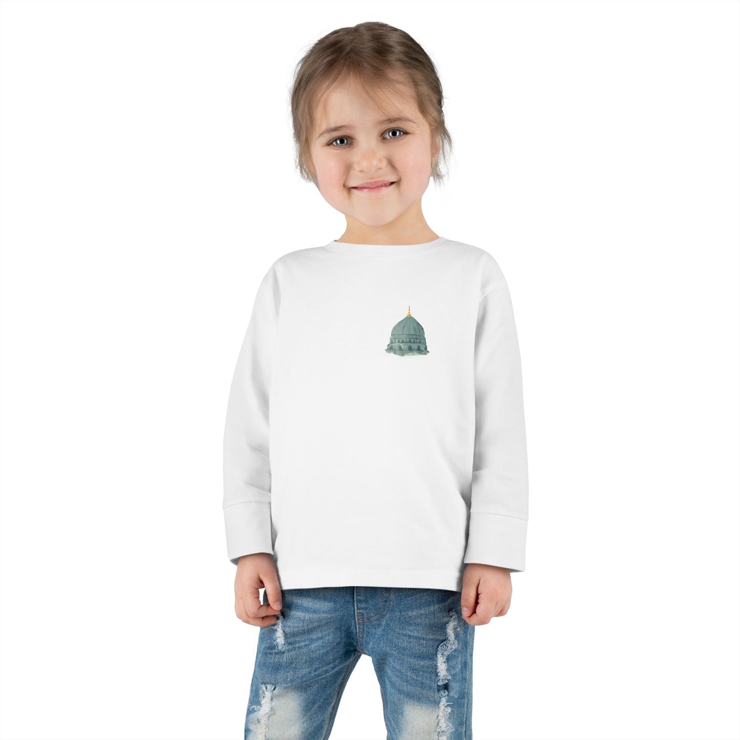 Madina Dome Toddler Long Sleeve Tee with Dome Design