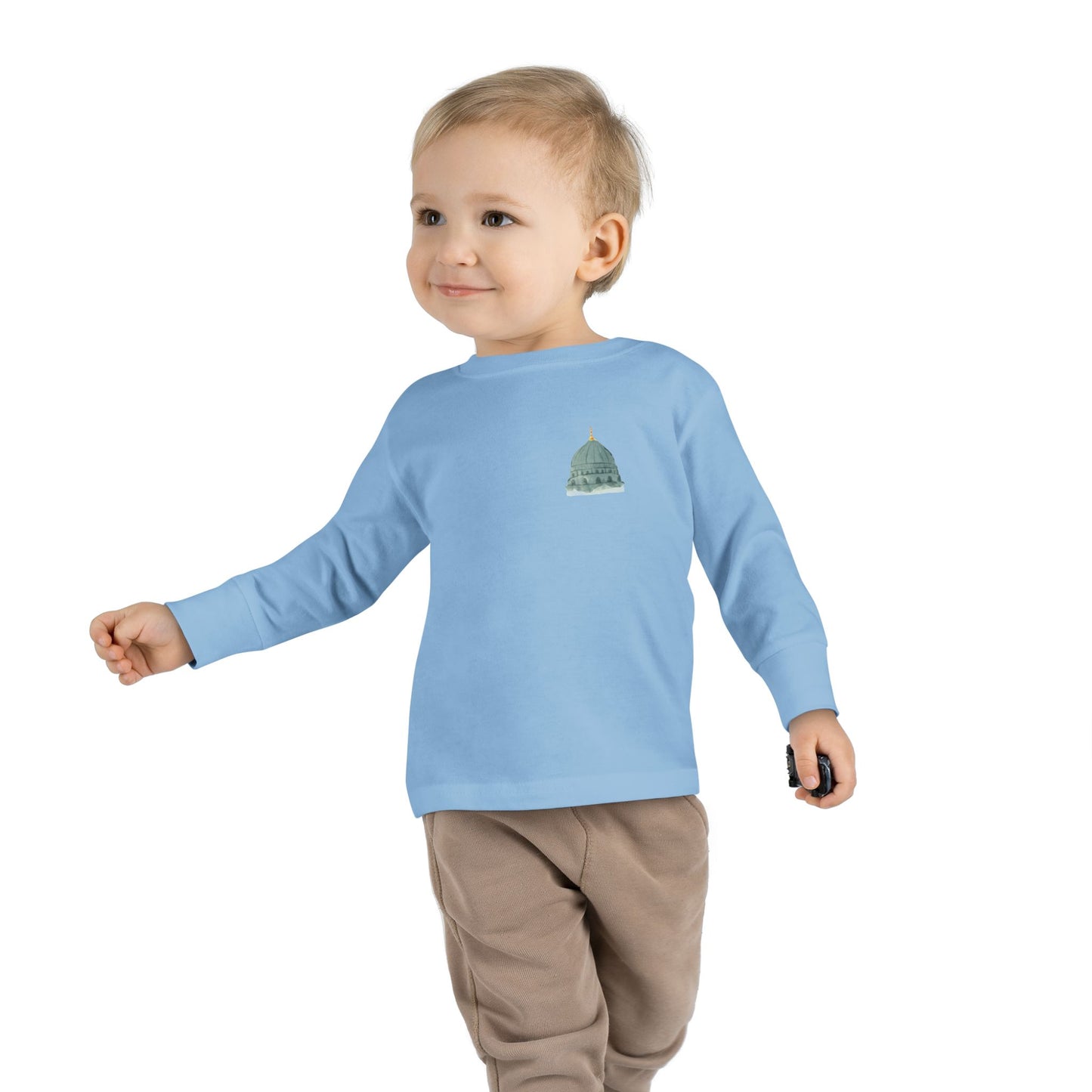 Madina Dome Toddler Long Sleeve Tee with Dome Design