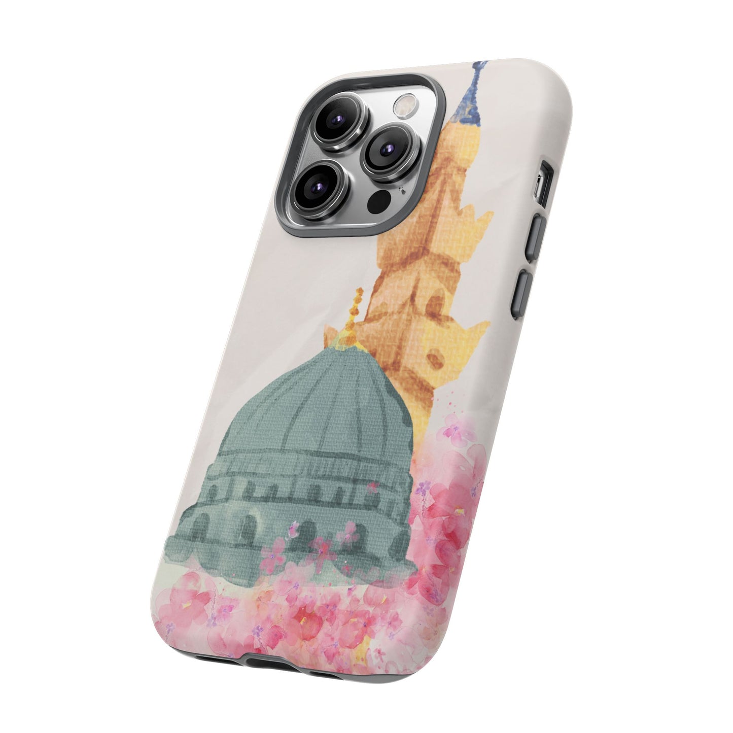 Watercolor Mosque Phone Case - Tough Cases for Creative Souls