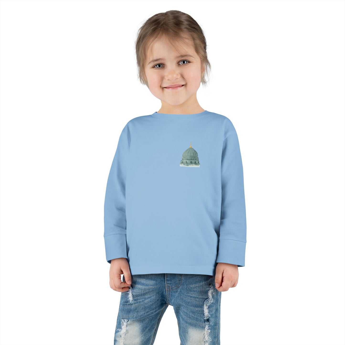 Madina Dome Toddler Long Sleeve Tee with Dome Design
