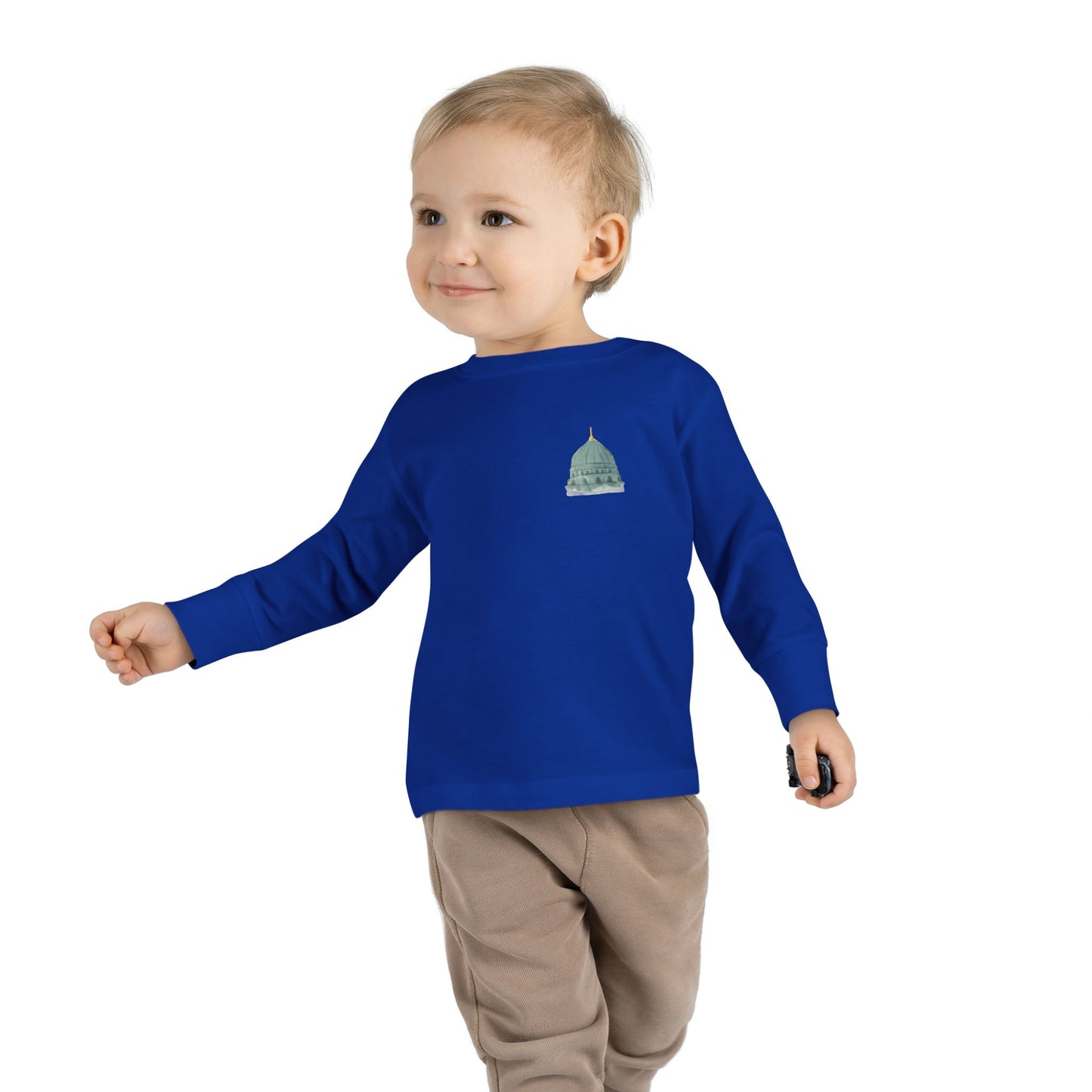 Madina Dome Toddler Long Sleeve Tee with Dome Design