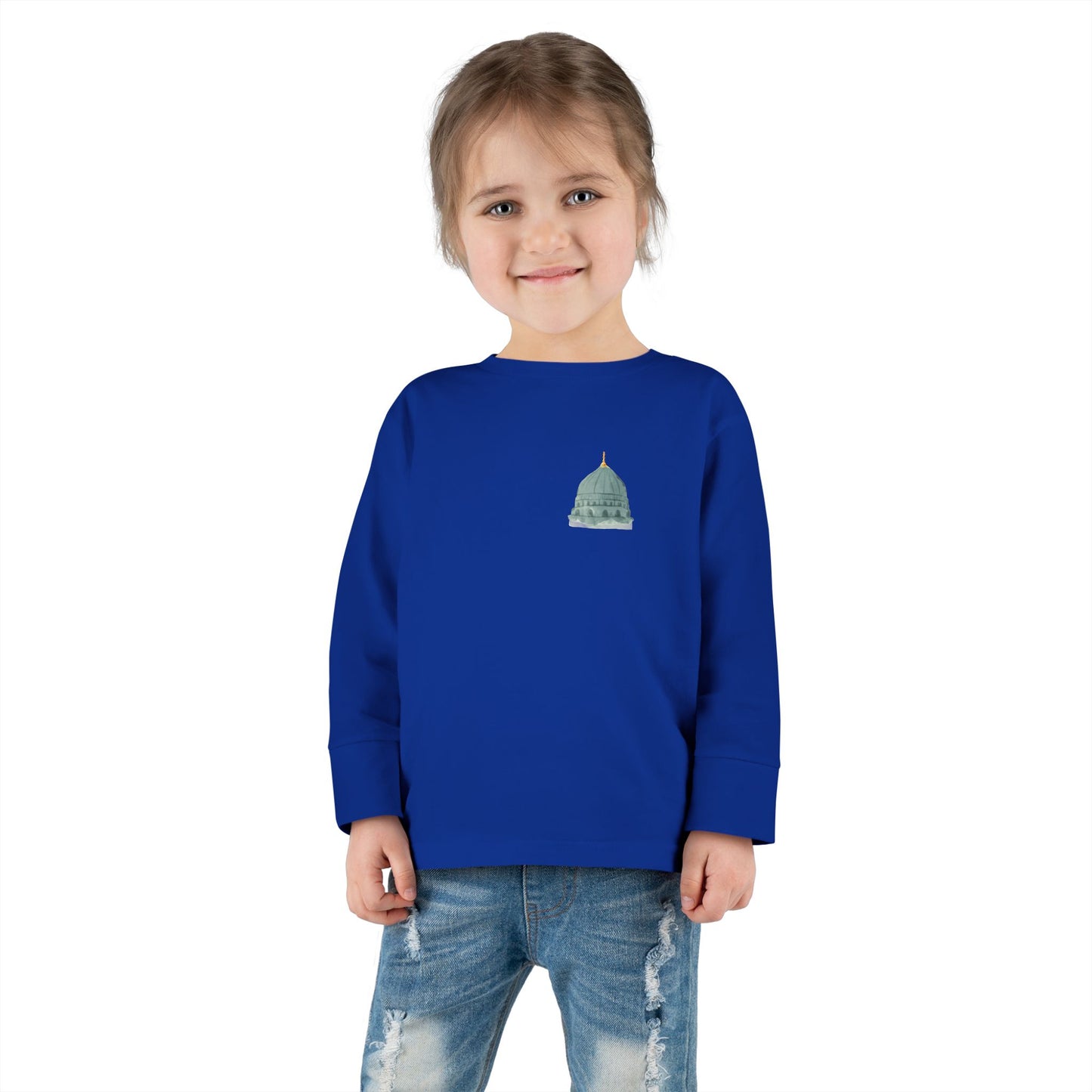Madina Dome Toddler Long Sleeve Tee with Dome Design
