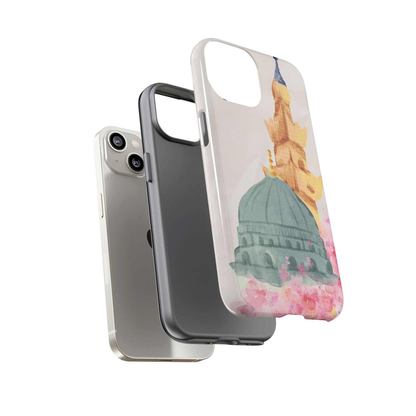 Watercolor Mosque Phone Case - Tough Cases for Creative Souls