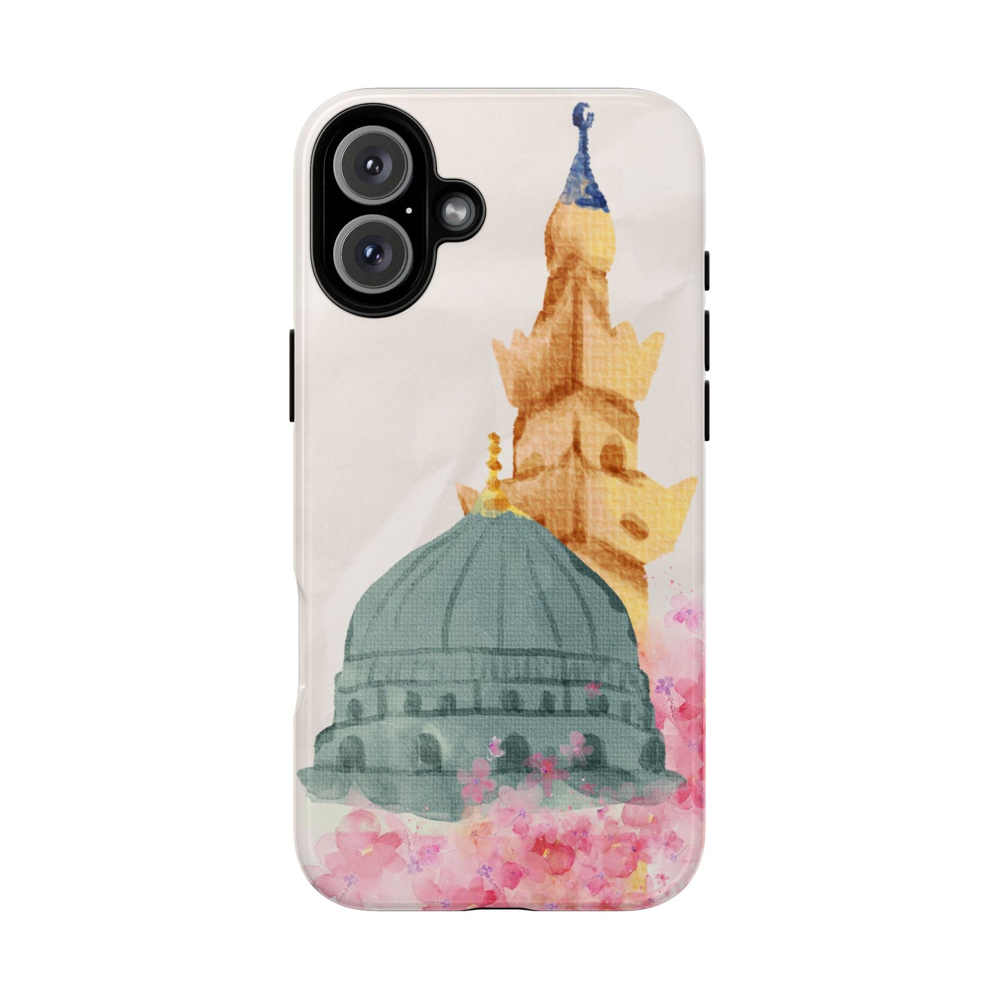 Watercolor Mosque Phone Case - Tough Cases for Creative Souls