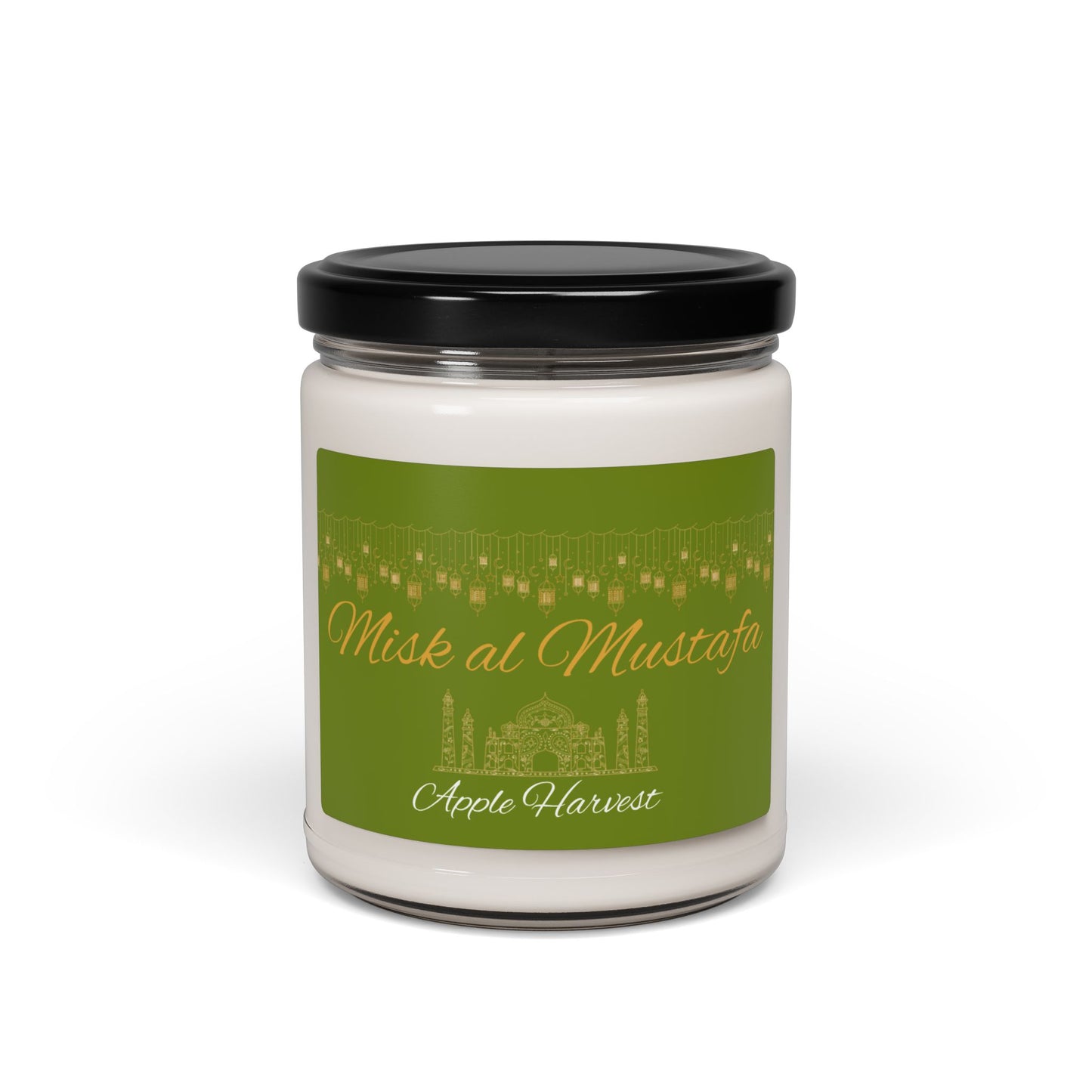 Misk al Mustafa Scented Soy Candle - 9oz Luxury Aromatherapy Candle for Relaxation and Home Decor
