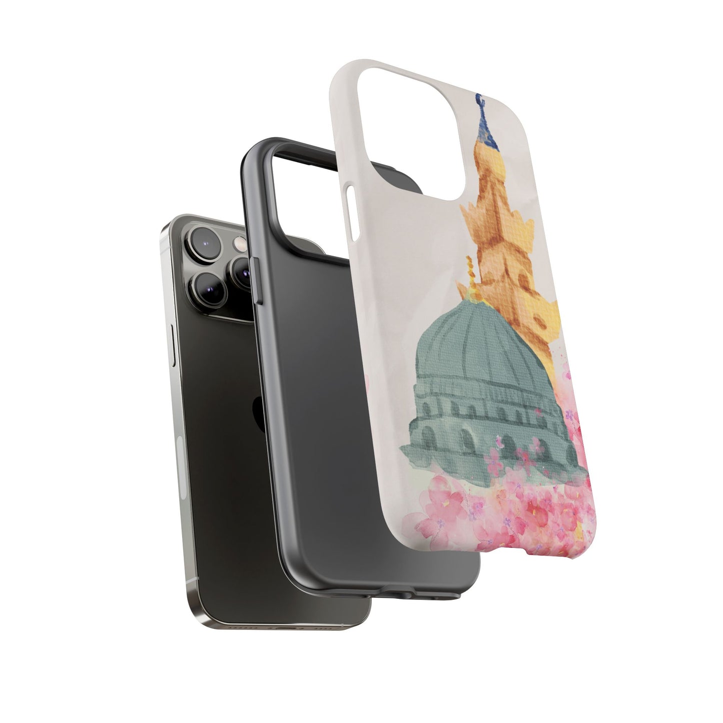 Watercolor Mosque Phone Case - Tough Cases for Creative Souls