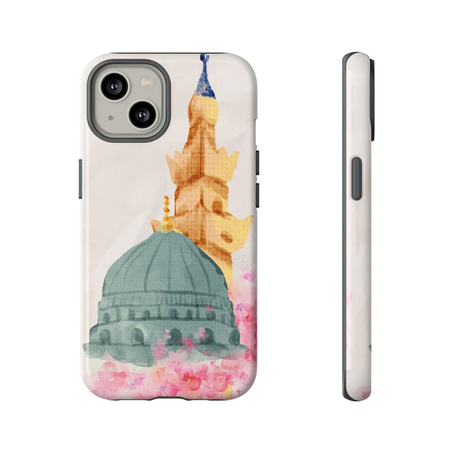 Watercolor Mosque Phone Case - Tough Cases for Creative Souls