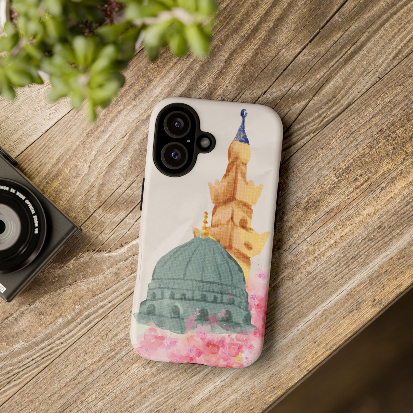 Watercolor Mosque Phone Case - Tough Cases for Creative Souls