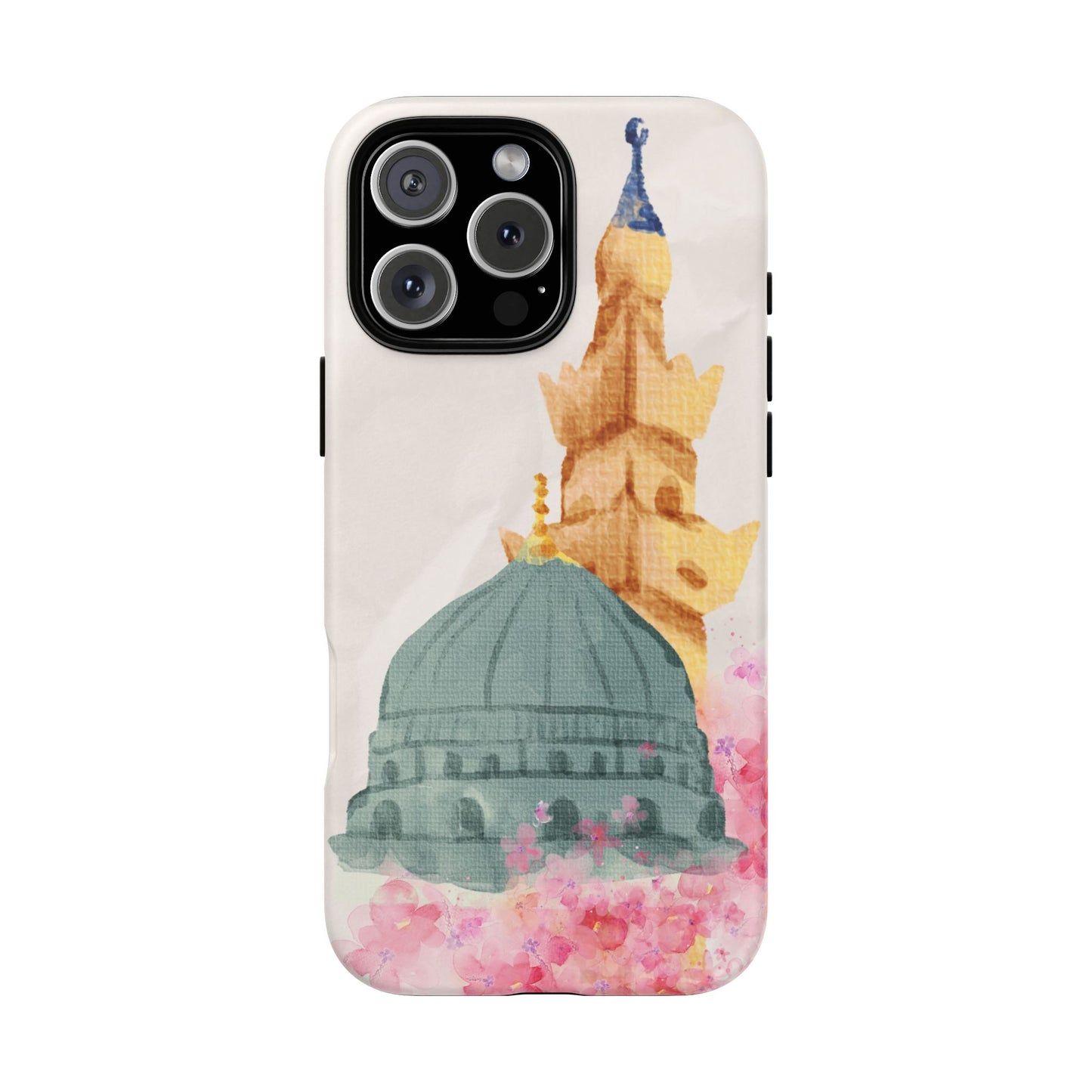 Watercolor Mosque Phone Case - Tough Cases for Creative Souls
