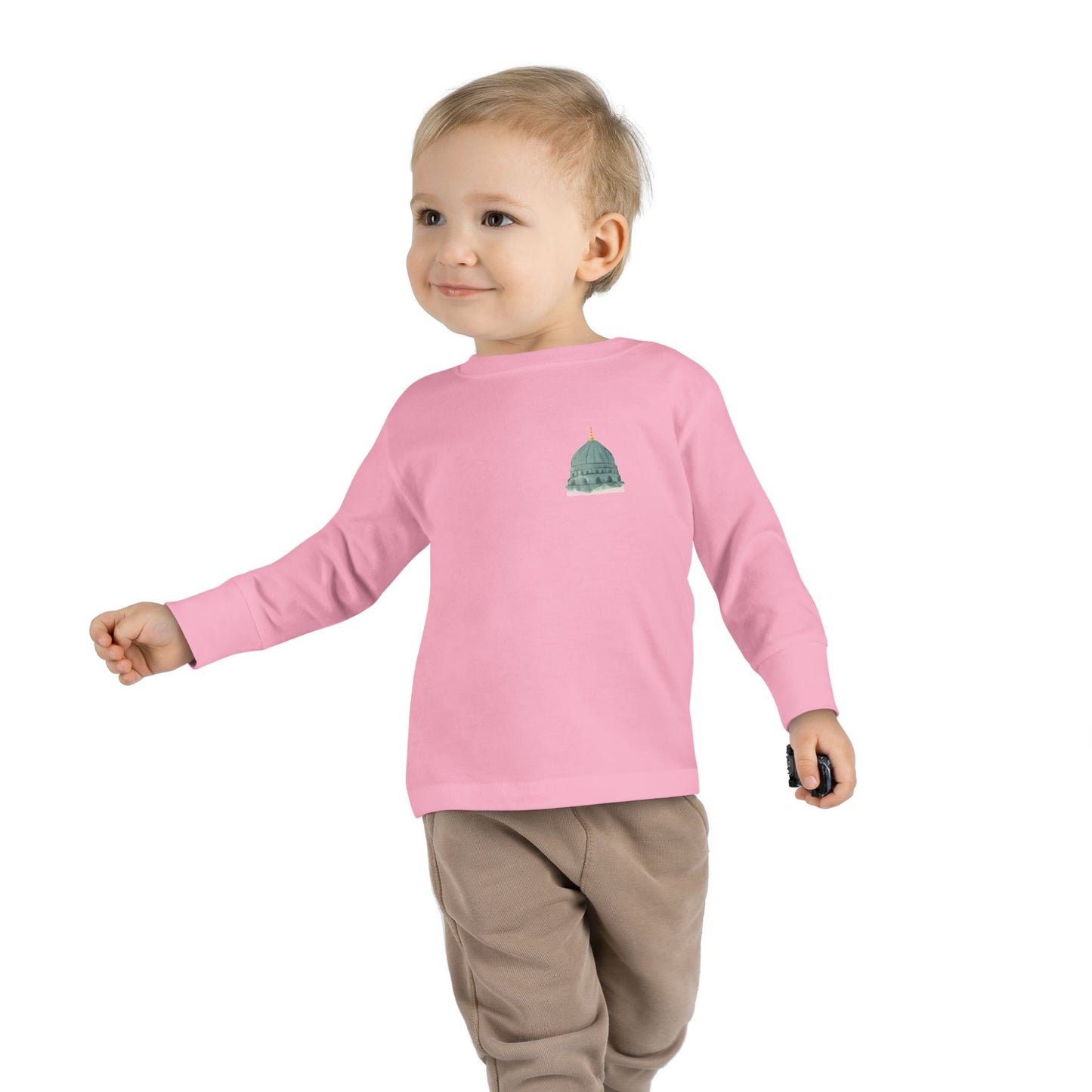 Madina Dome Toddler Long Sleeve Tee with Dome Design