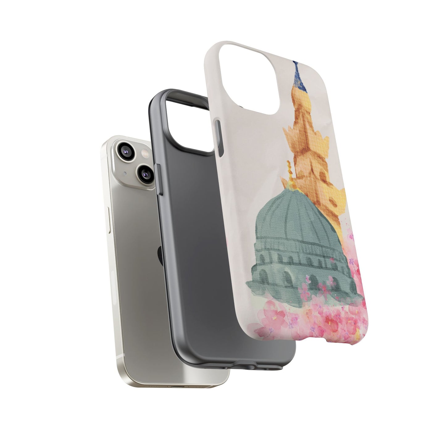 Watercolor Mosque Phone Case - Tough Cases for Creative Souls